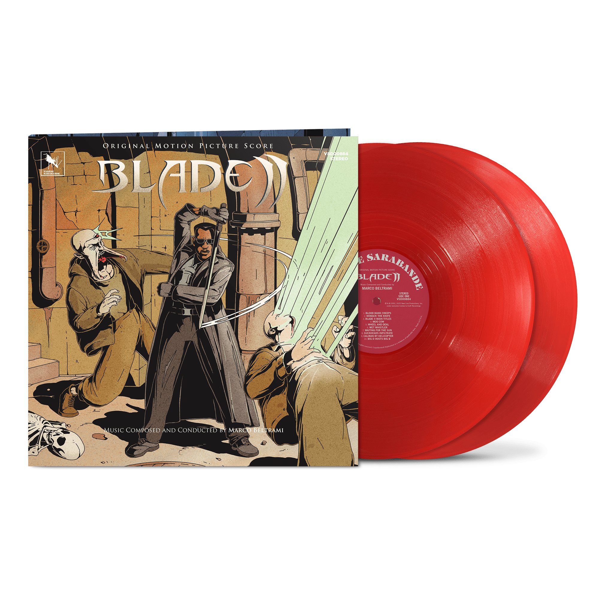 Blade II (Original Motion Picture Score) Deluxe Edition Translucent Ruby Red Vinyl 2LP