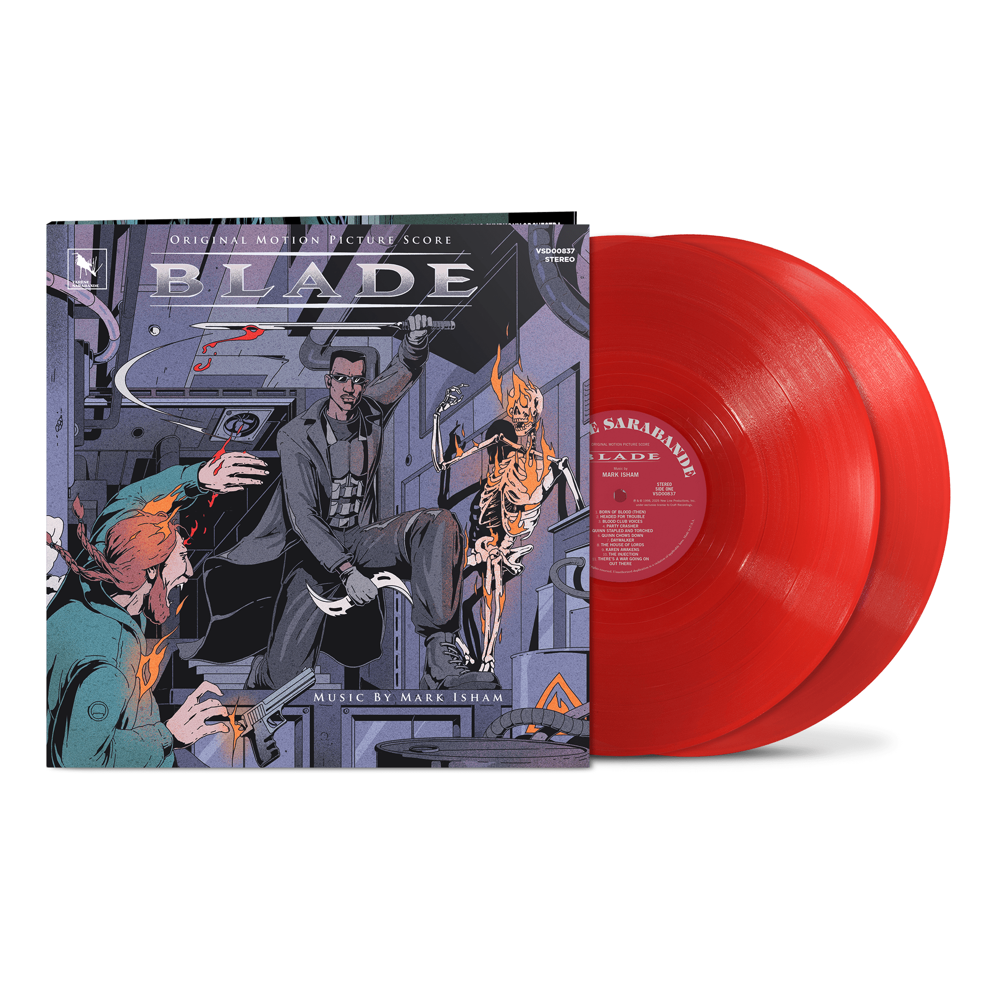 Blade (Original Motion Picture Score) Deluxe Edition Translucent Ruby Red Vinyl 2LP