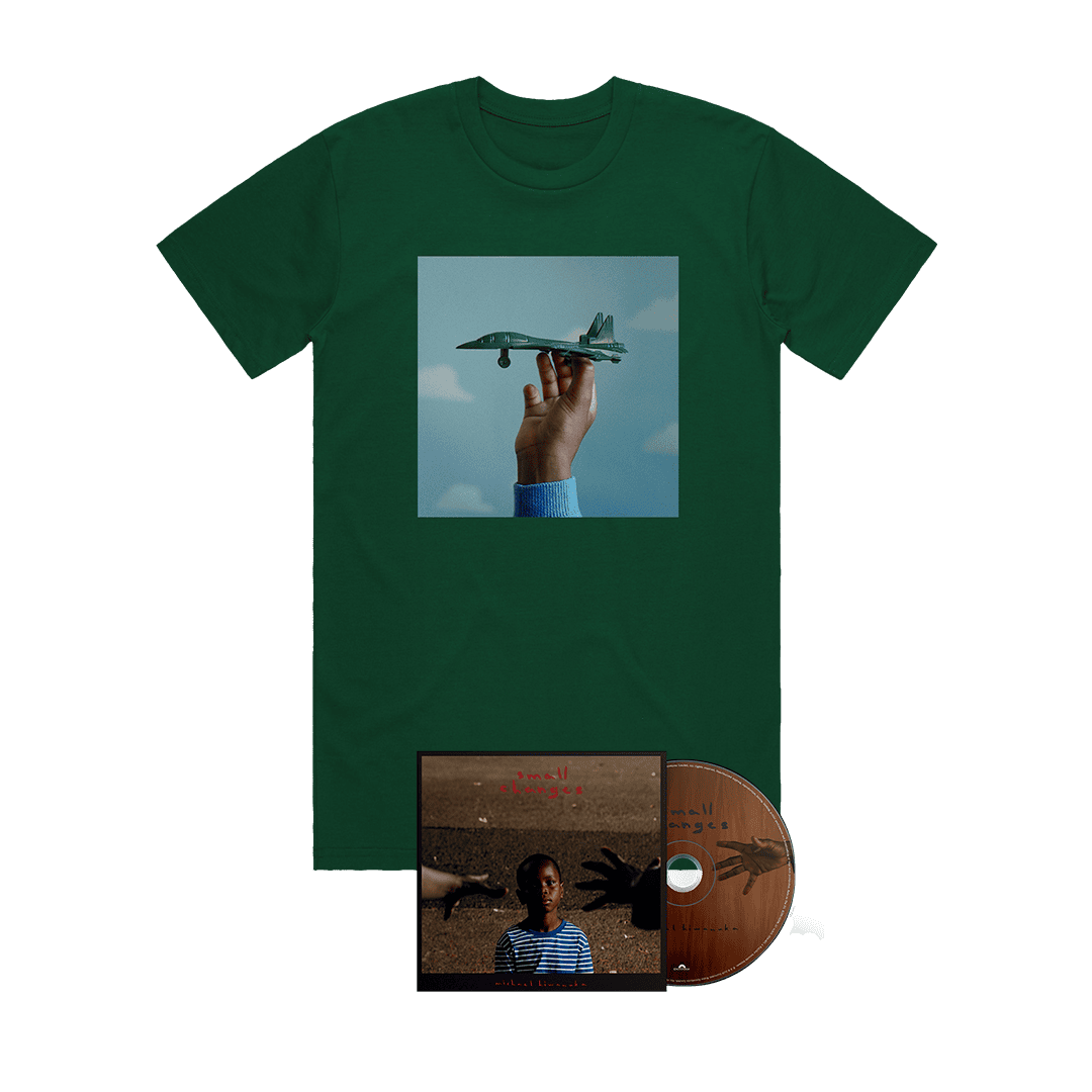 Small Changes: CD, Green 'Floating Parade' T-Shirt + Signed Art Card