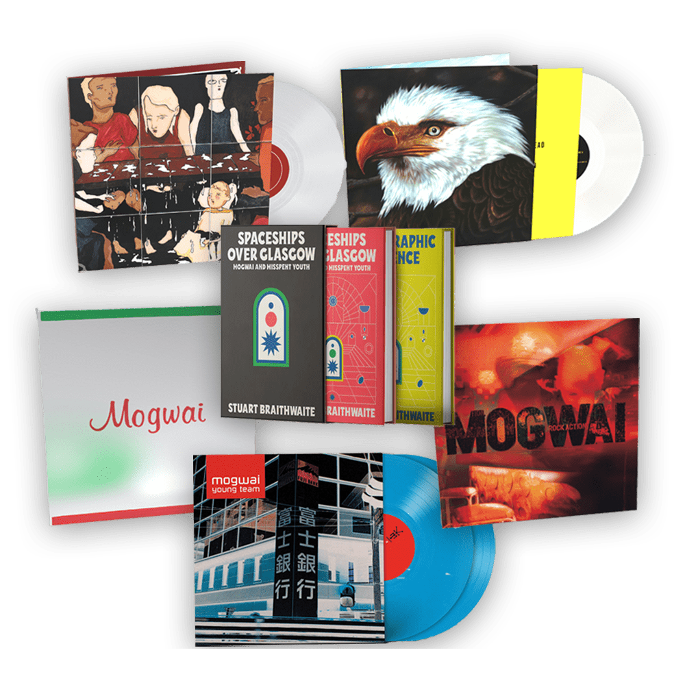 Mogwai: Limited Colour Vinyl 5LP + Signed Book (By Stuart Braithwaite) Bundle