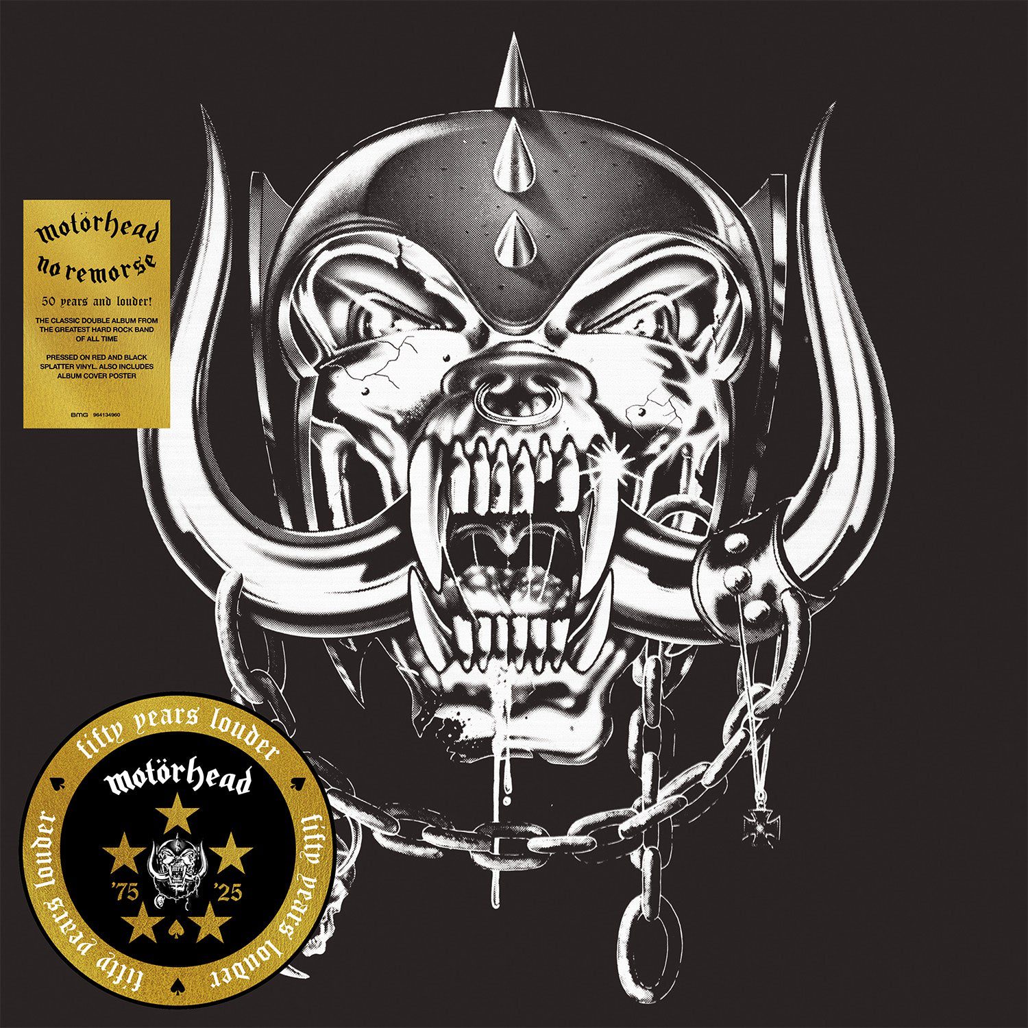 No Sleep 'Til Hammersmith: Yellow & Black Splatter Vinyl LP - Image 2