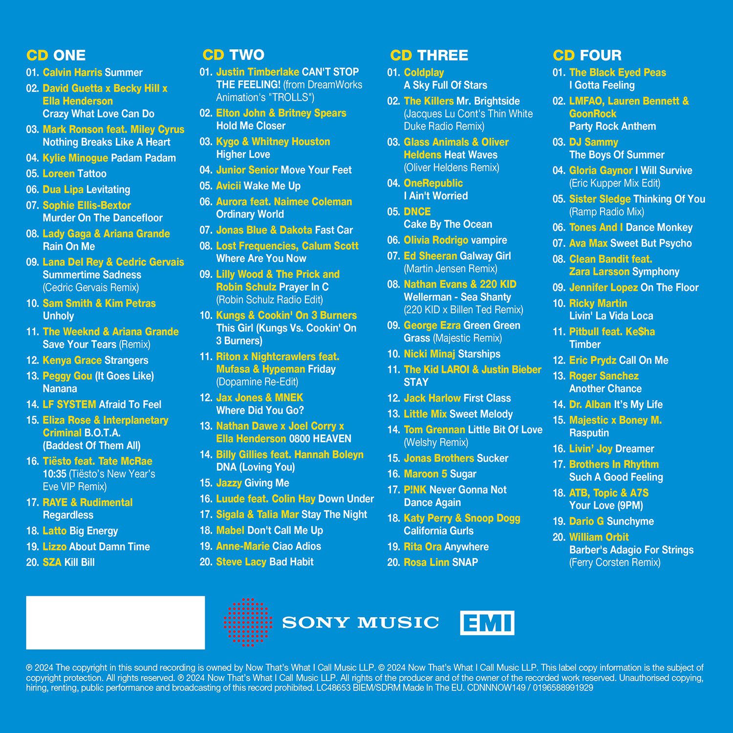 NOW That's What I Call A Summer Party (4CD) - Image 2