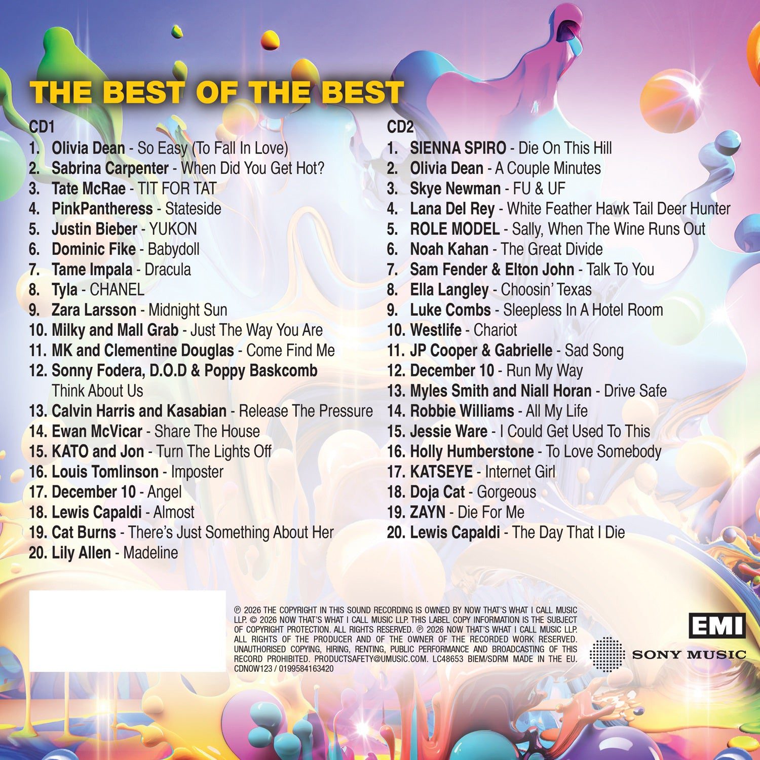 NOW That's What I Call Music! 123 (2CD) - Image 2