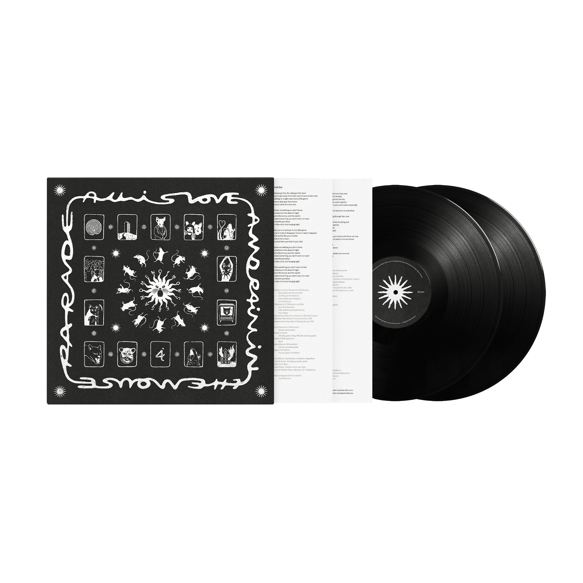 All Is Love and Pain in the Mouse Parade Standard Black 2LP Vinyl