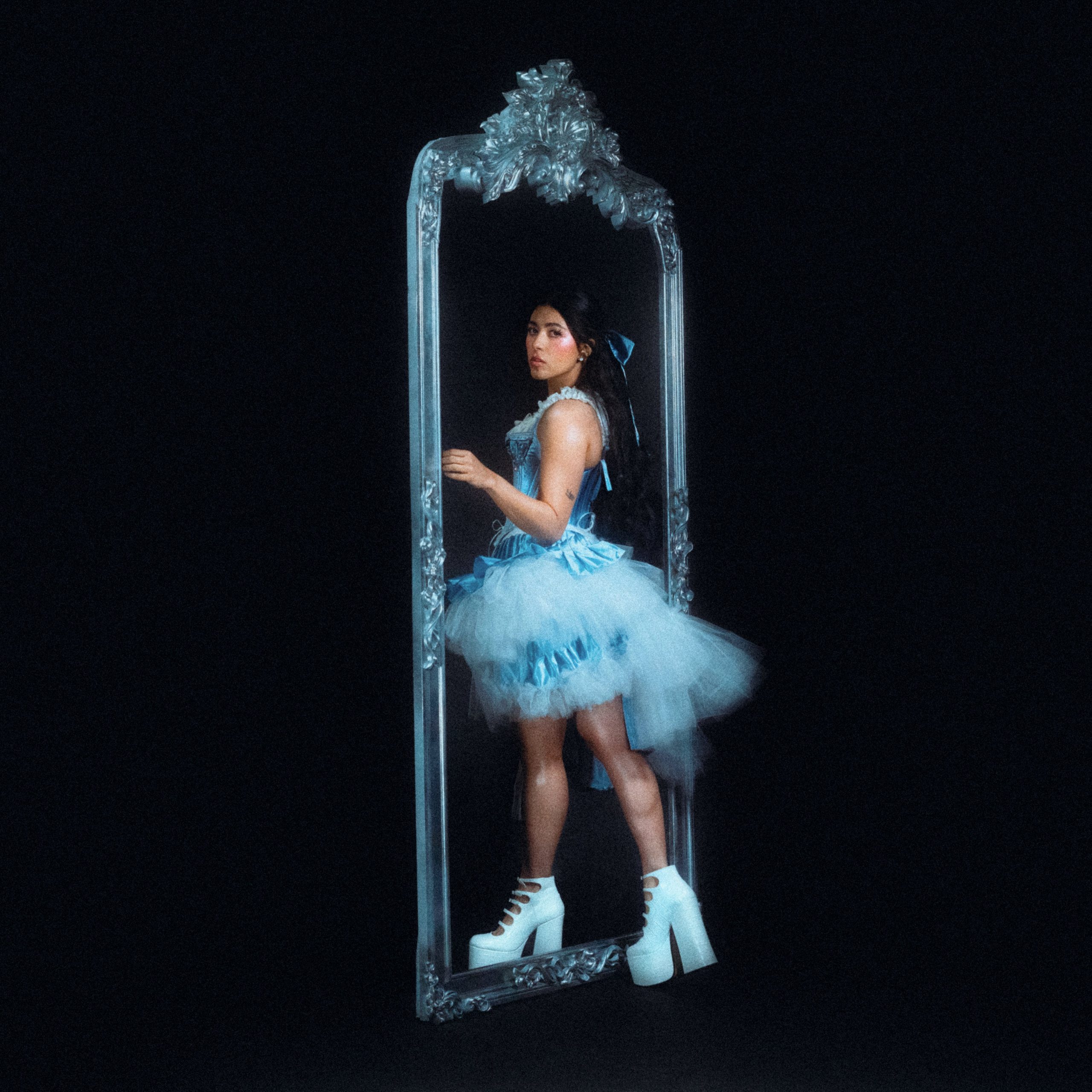 Mirror Starts Moving Without Me: Limited Curacao Blue Vinyl LP - Image 2