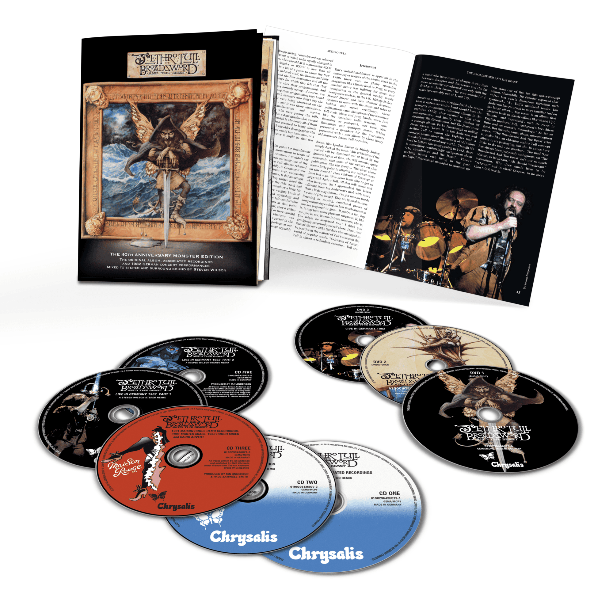 The Broadsword And The Beast (The 40th Anniversary Monster Edition): 5CD + 3DVD