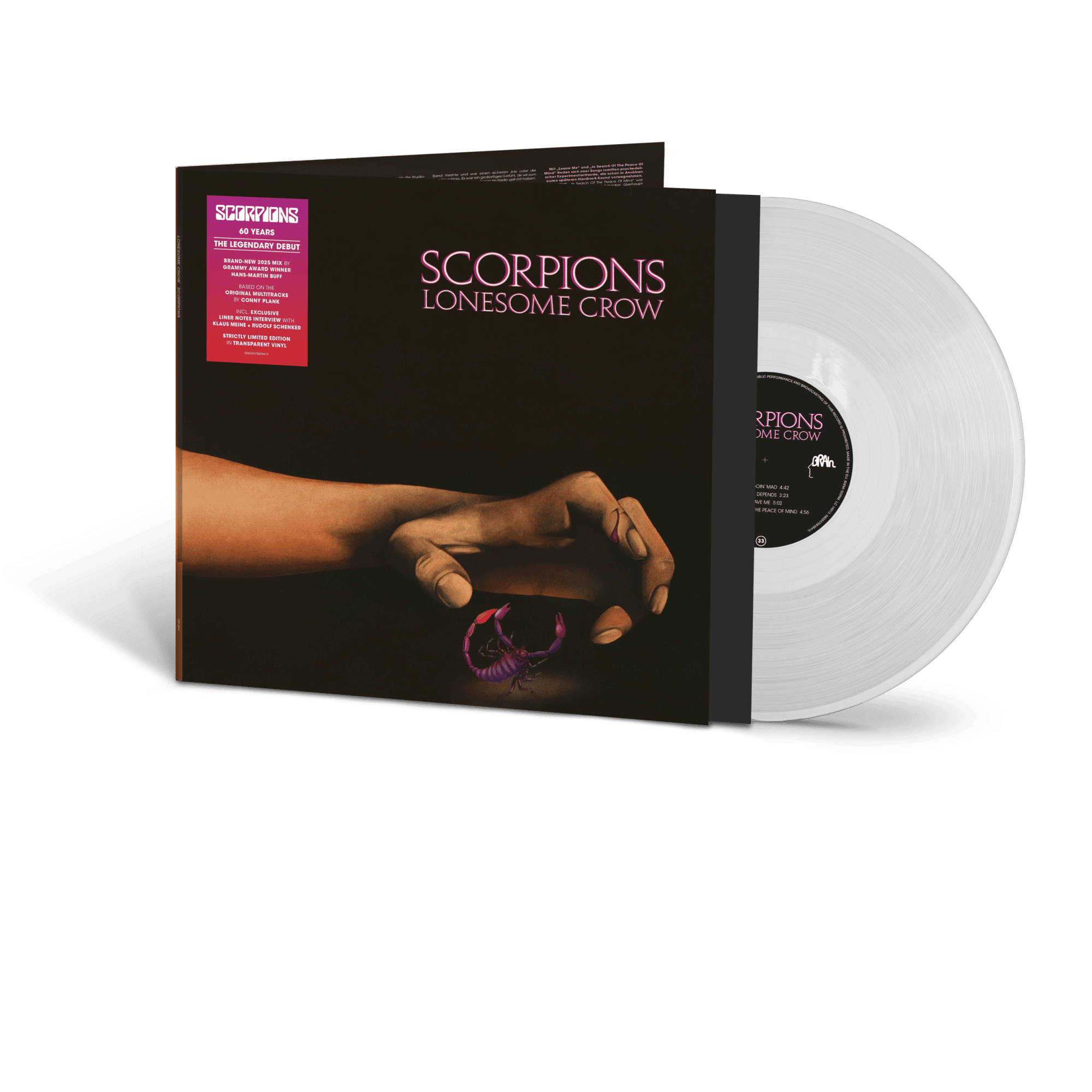 Lonesome Crow: Clear Vinyl LP