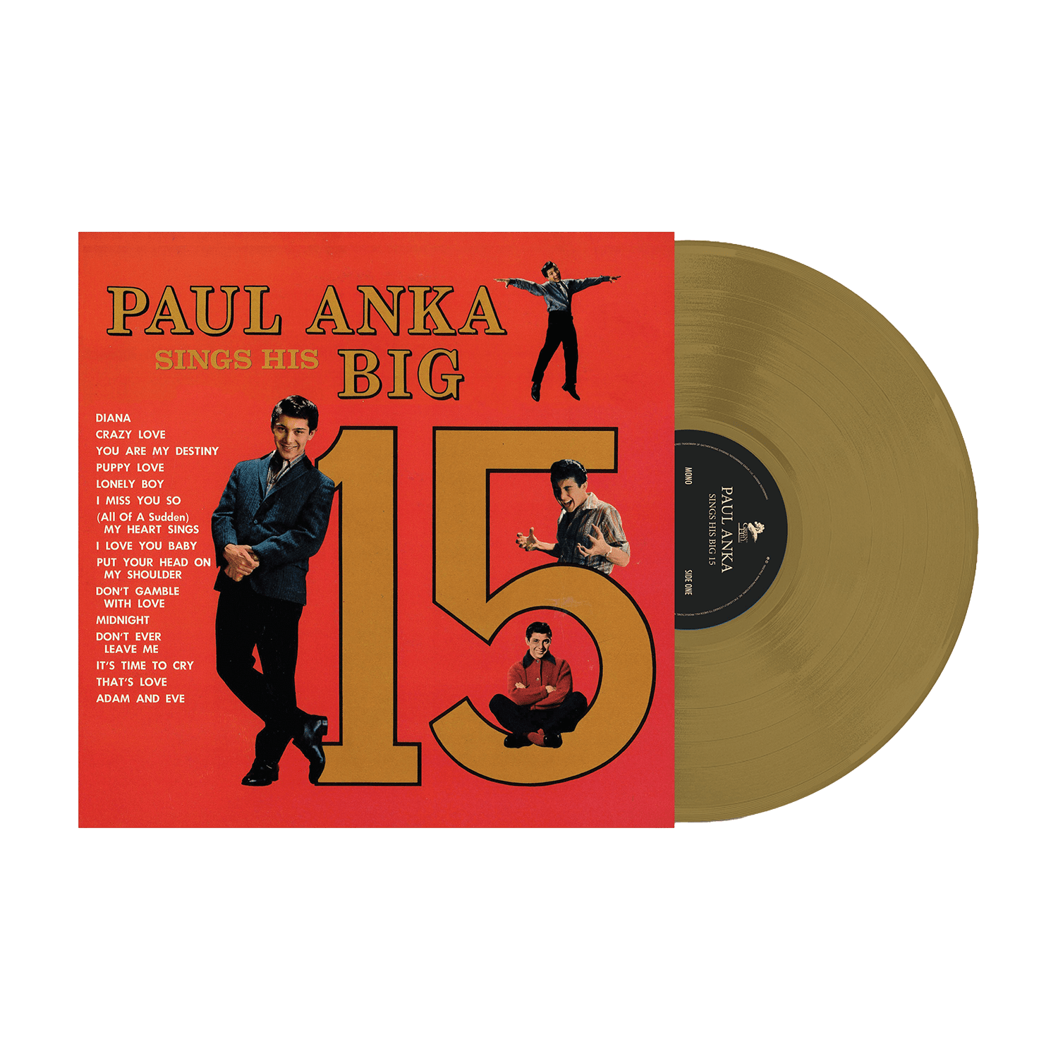 Paul Anka Sings His Big 15: Vinyl LP