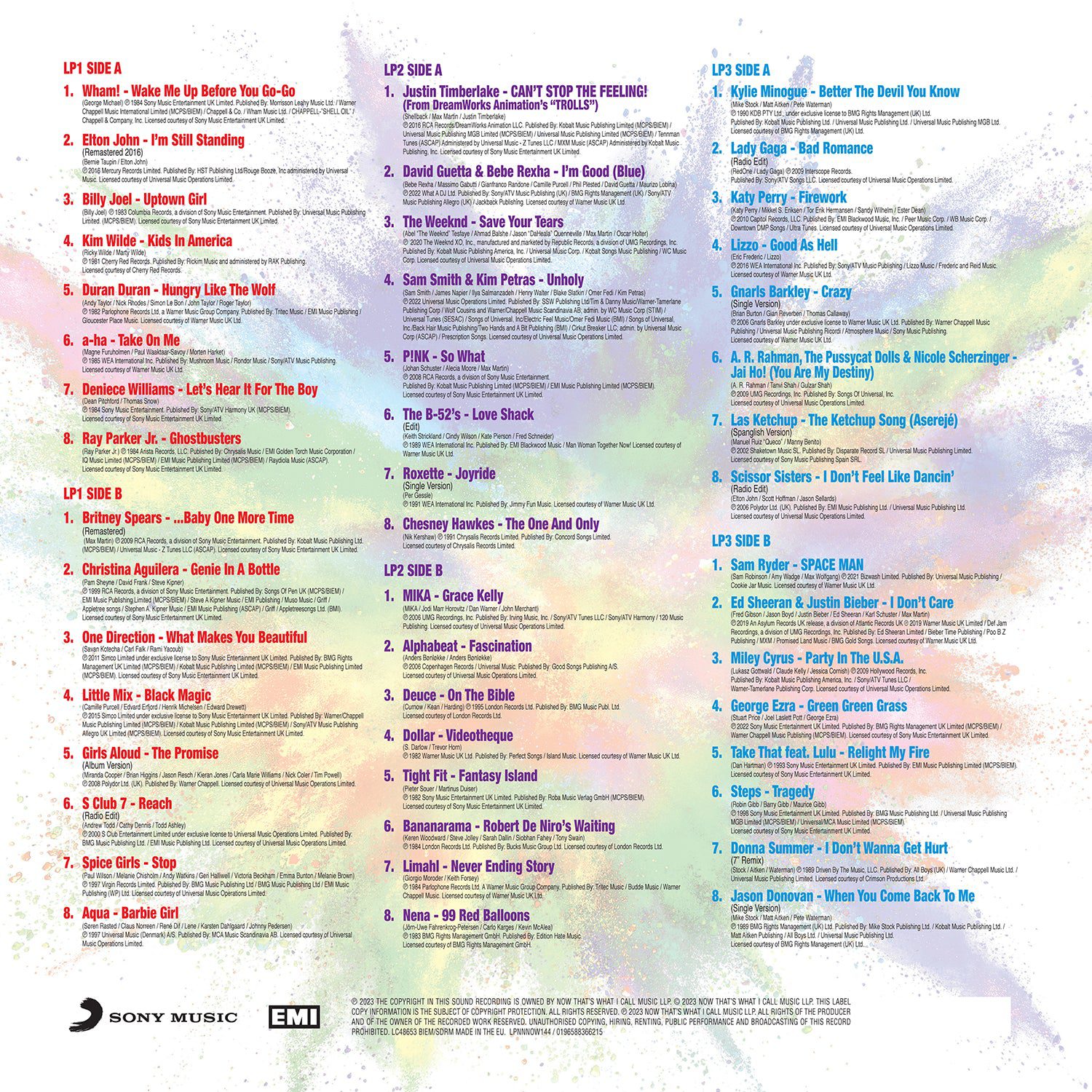 NOW That’s What I Call Pop Gold (3LP) - Image 2