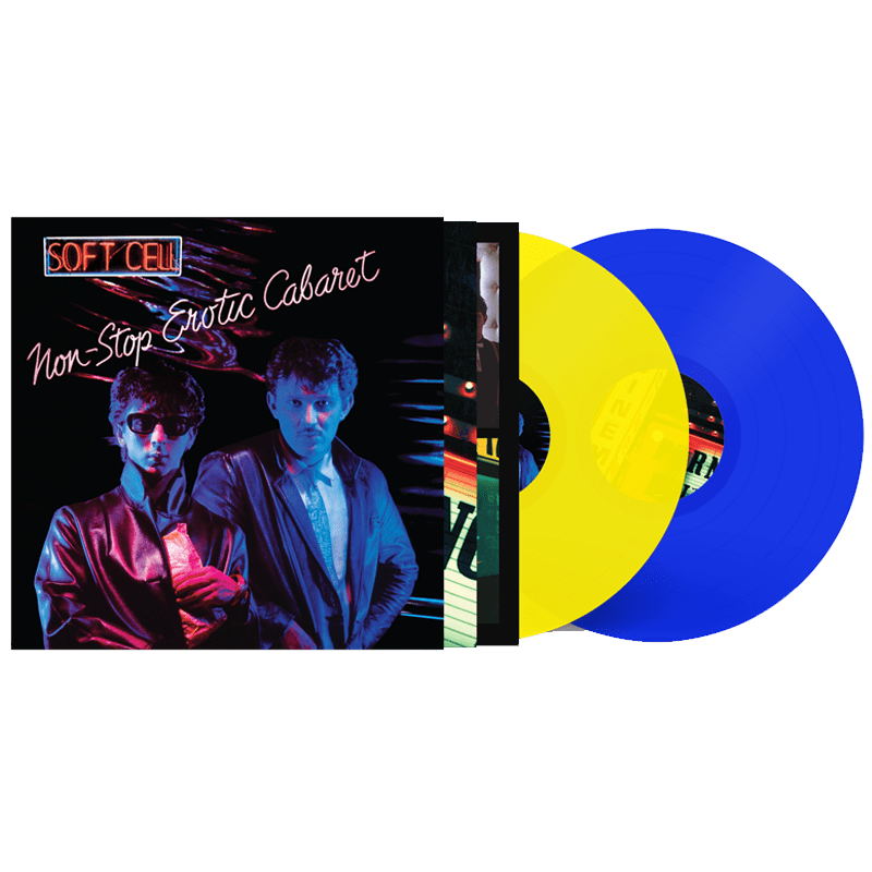Non-Stop Erotic Cabaret: Limited Gatefold Yellow & Blue Vinyl 2LP + Exclusive Print Set - Image 2