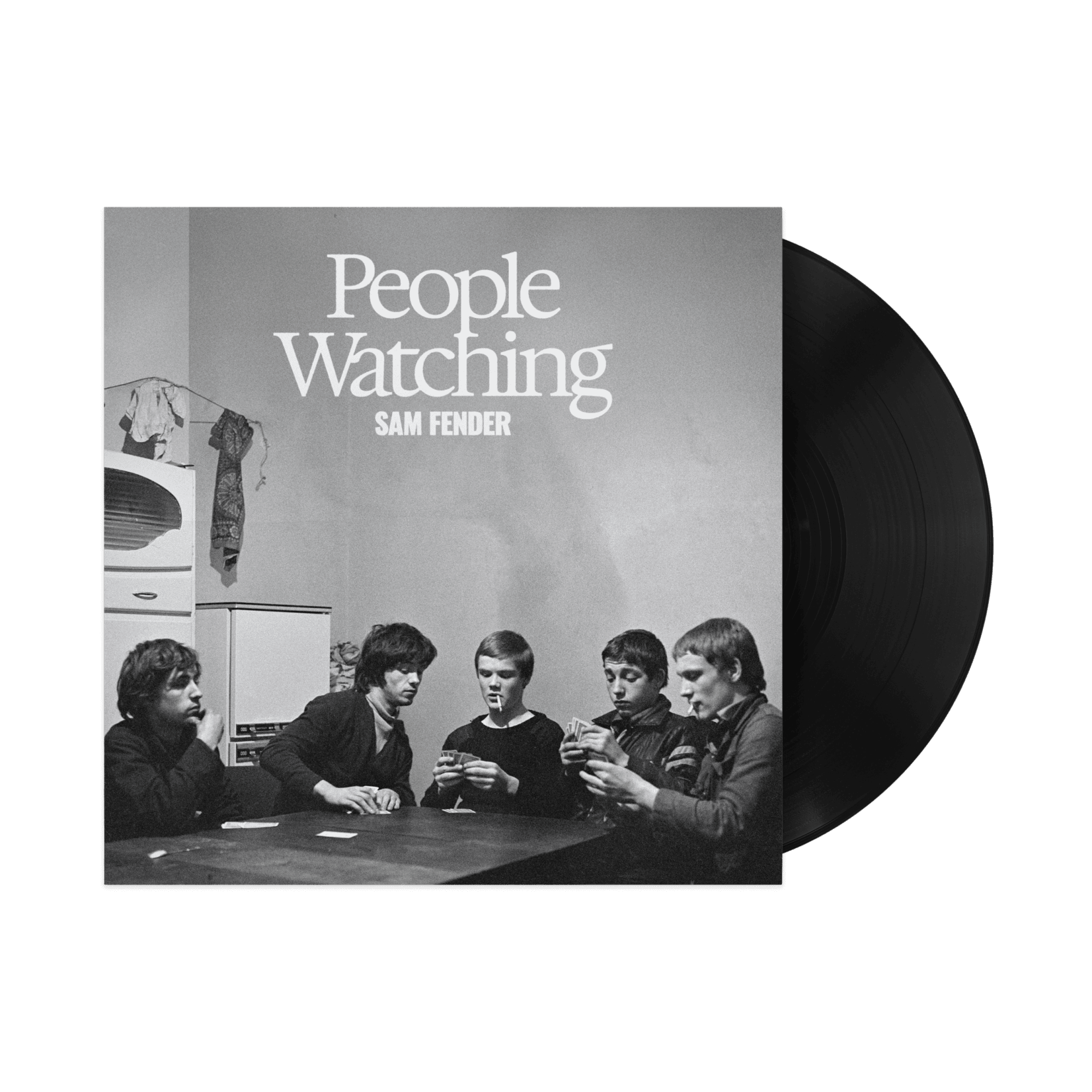 People Watching Standard Black Vinyl