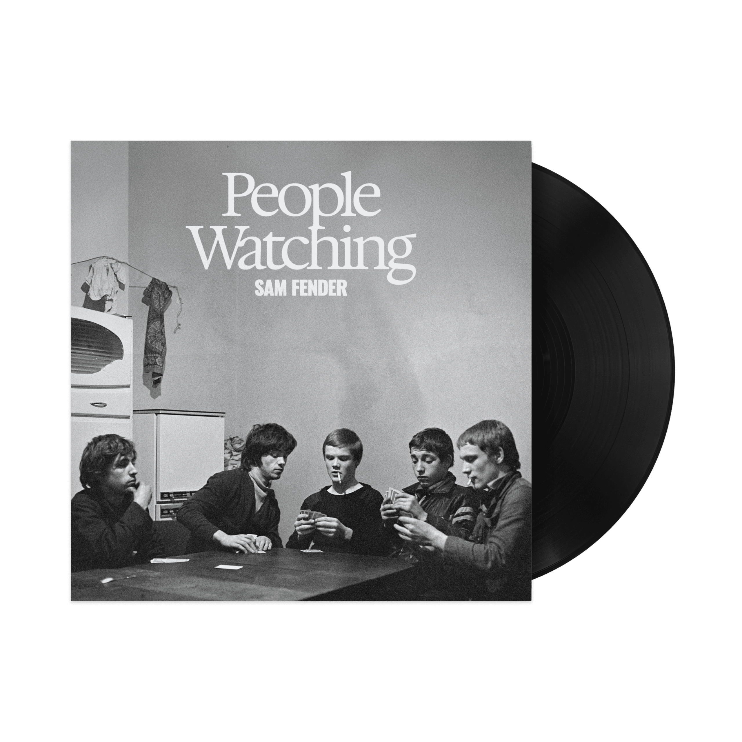 People Watching Standard Black Vinyl