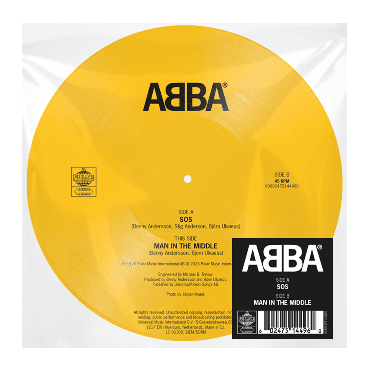 SOS / Man In The Middle: 7" Picture Disc - Image 2