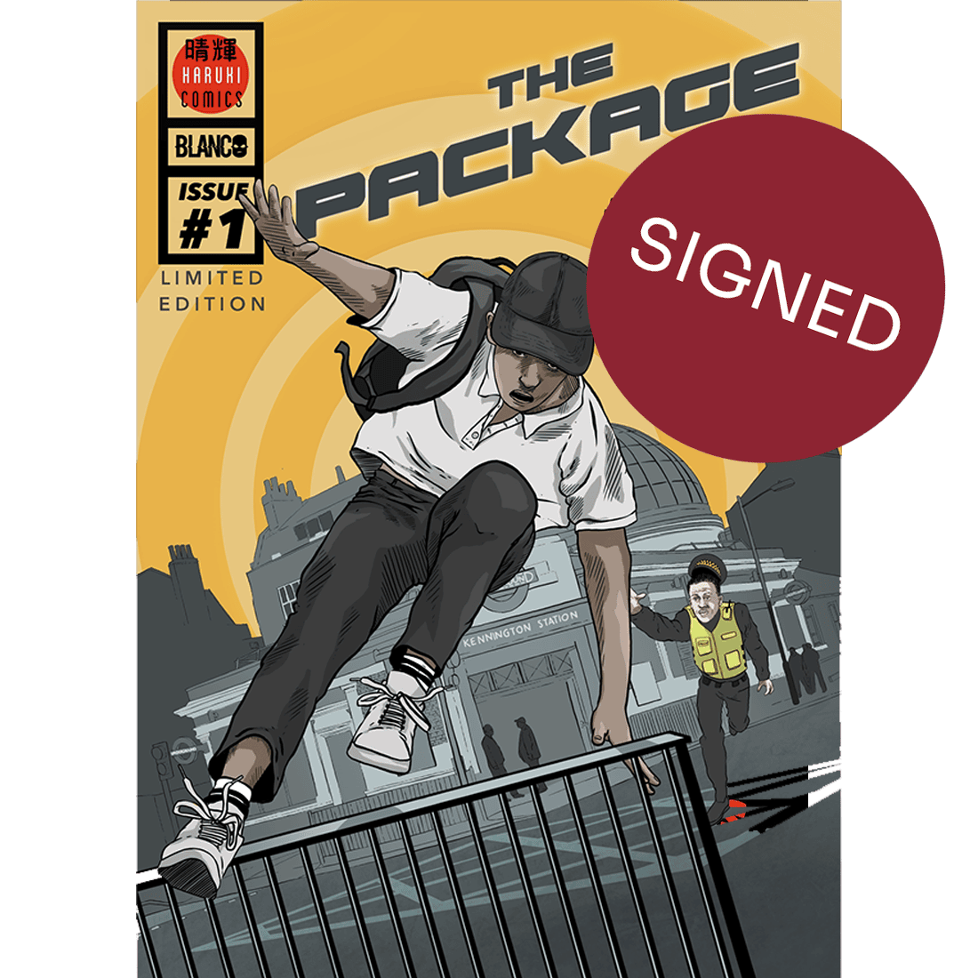 The Package: Signed Comic Book