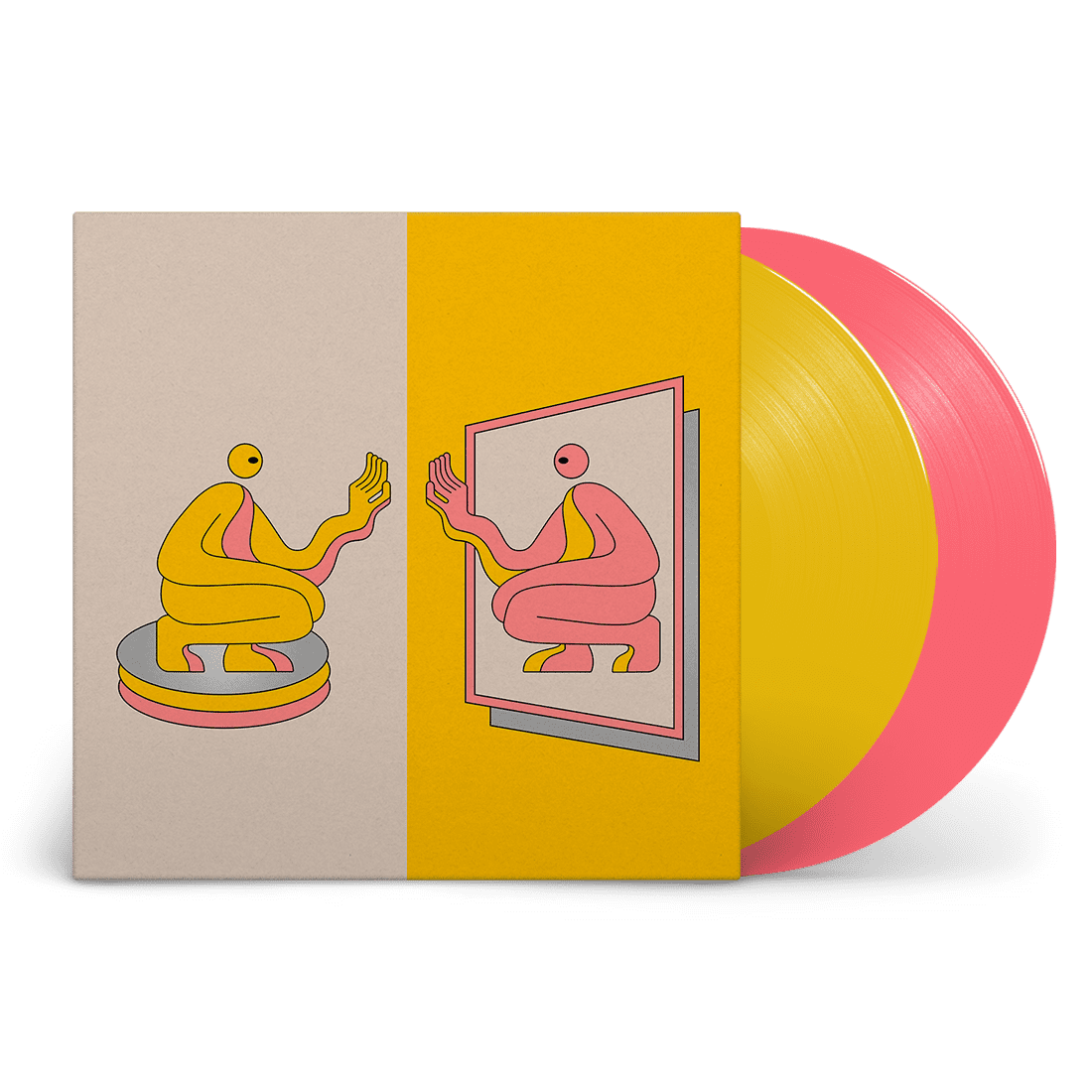Mirrors: Pantone Pink + Yellow Vinyl 2LP