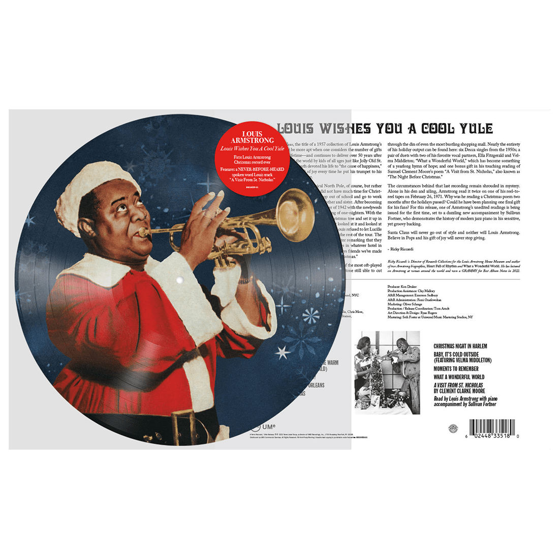 Louis Wishes You A Cool Yule: Picture Disc Vinyl LP