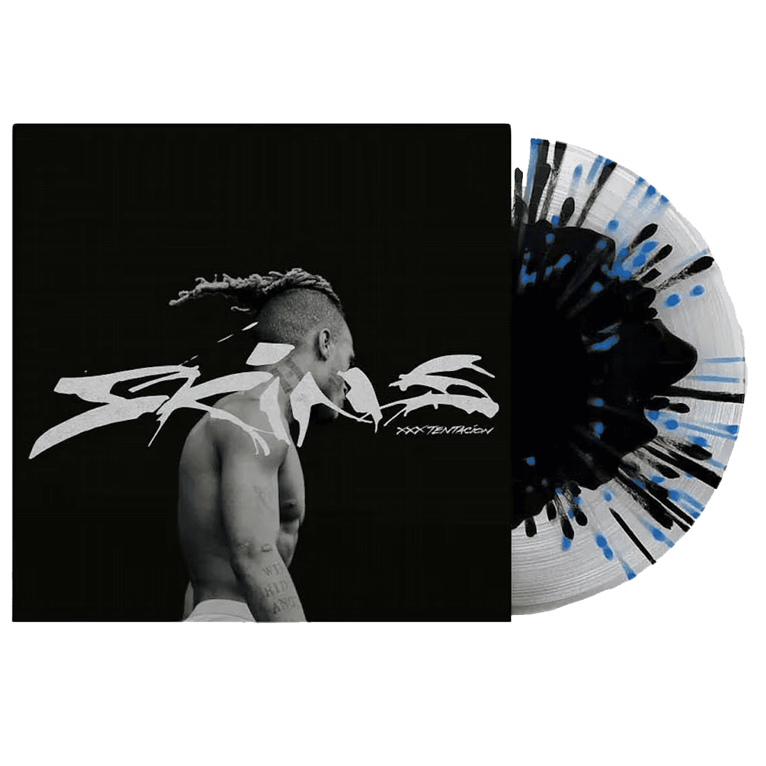Skins: Limited Edition Clear & Black Colour Vinyl With Black & Blue Splatter 1LP