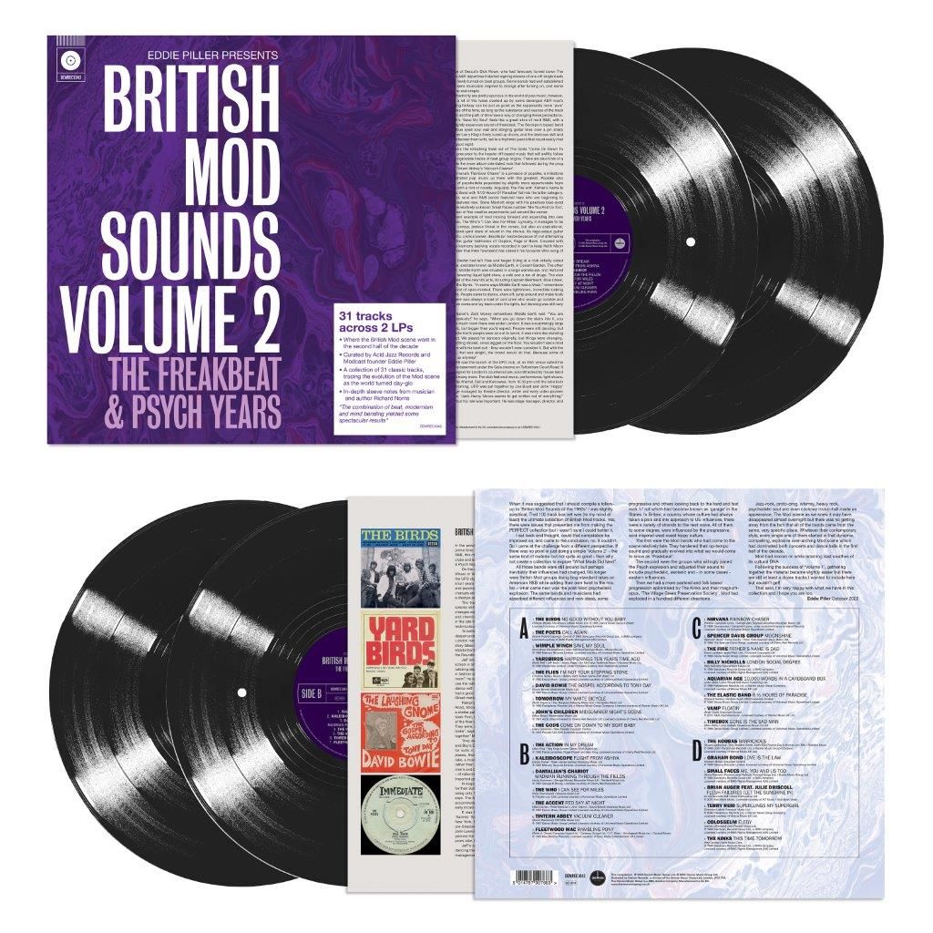 Eddie Piller Presents British Mod Sounds of The 1960s Volume 2: The Freakbeat & Psych Years: Vinyl 2LP - Image 2