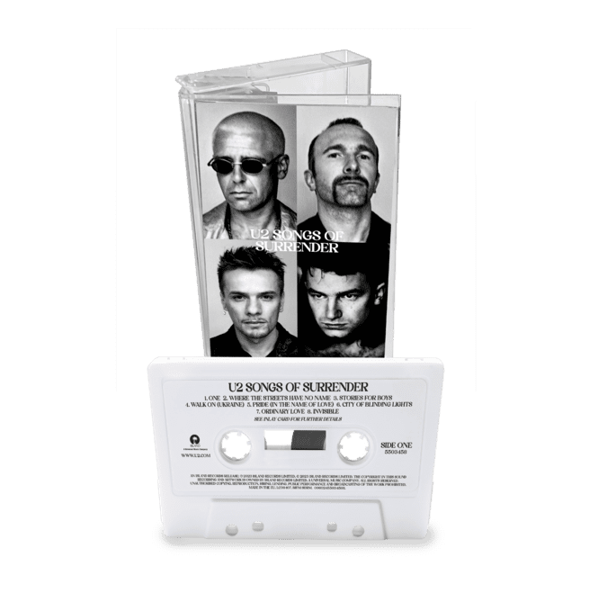 ‘Songs Of Surrender’ – Exclusive White Cassette (Limited Edition)