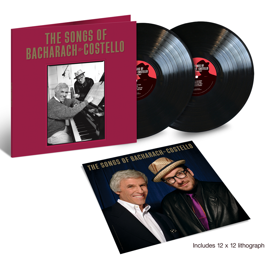 The Songs of Bacharach & Costello: Exclusive Vinyl 2LP + Exclusive Lithograph