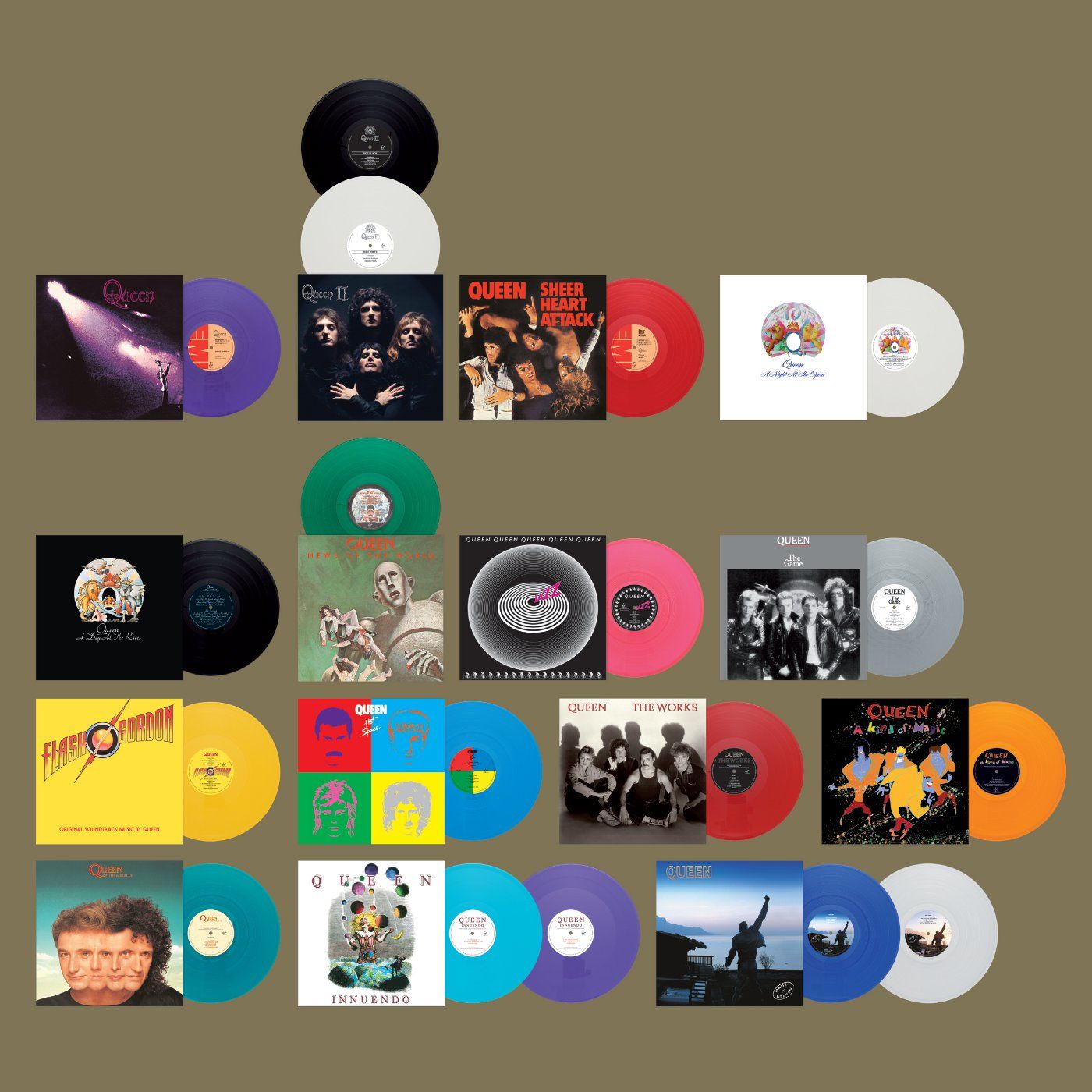 Queen - The Studio Collection: Coloured Vinyl Box Set - Image 4