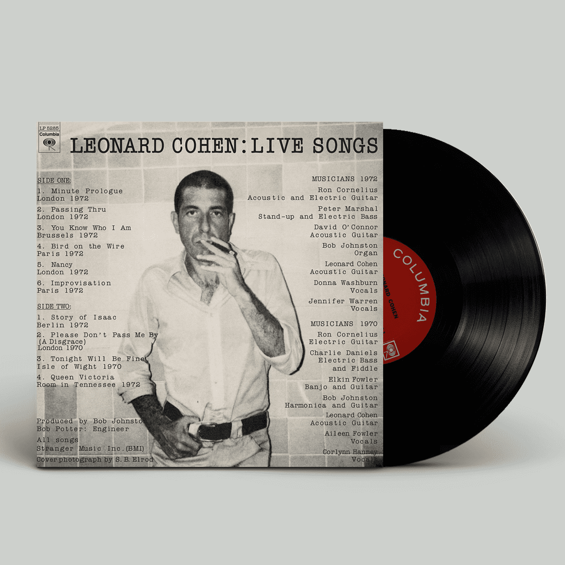 Leonard Cohen - Live Songs: Vinyl LP