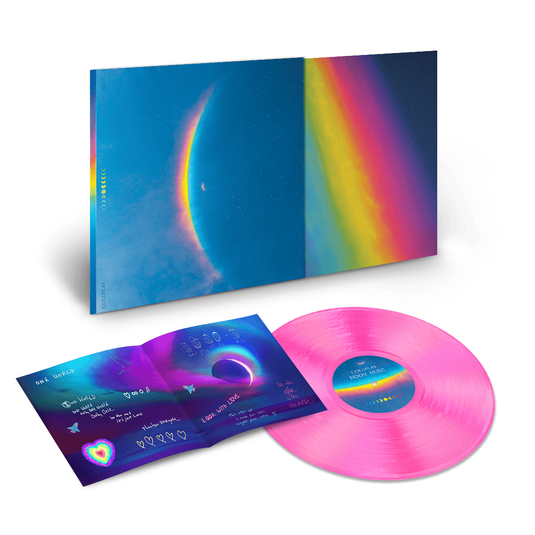Moon Music: Translucent Pink Eco-Vinyl LP - Image 2