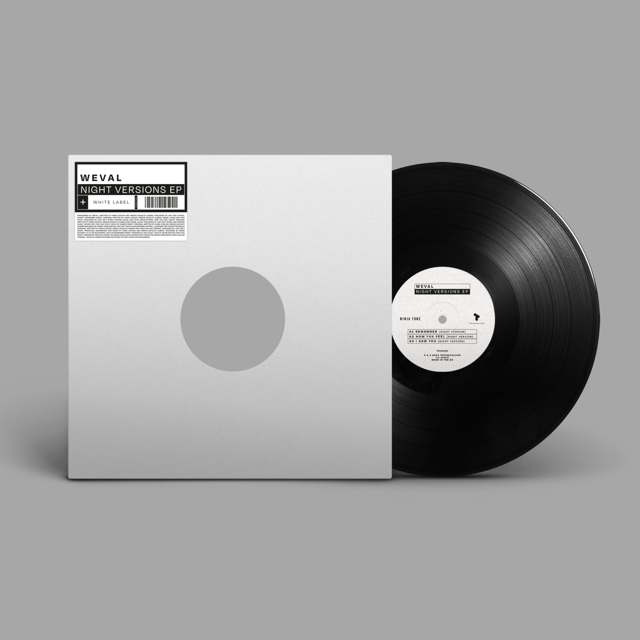 Night Versions: White Label Vinyl 12" EP