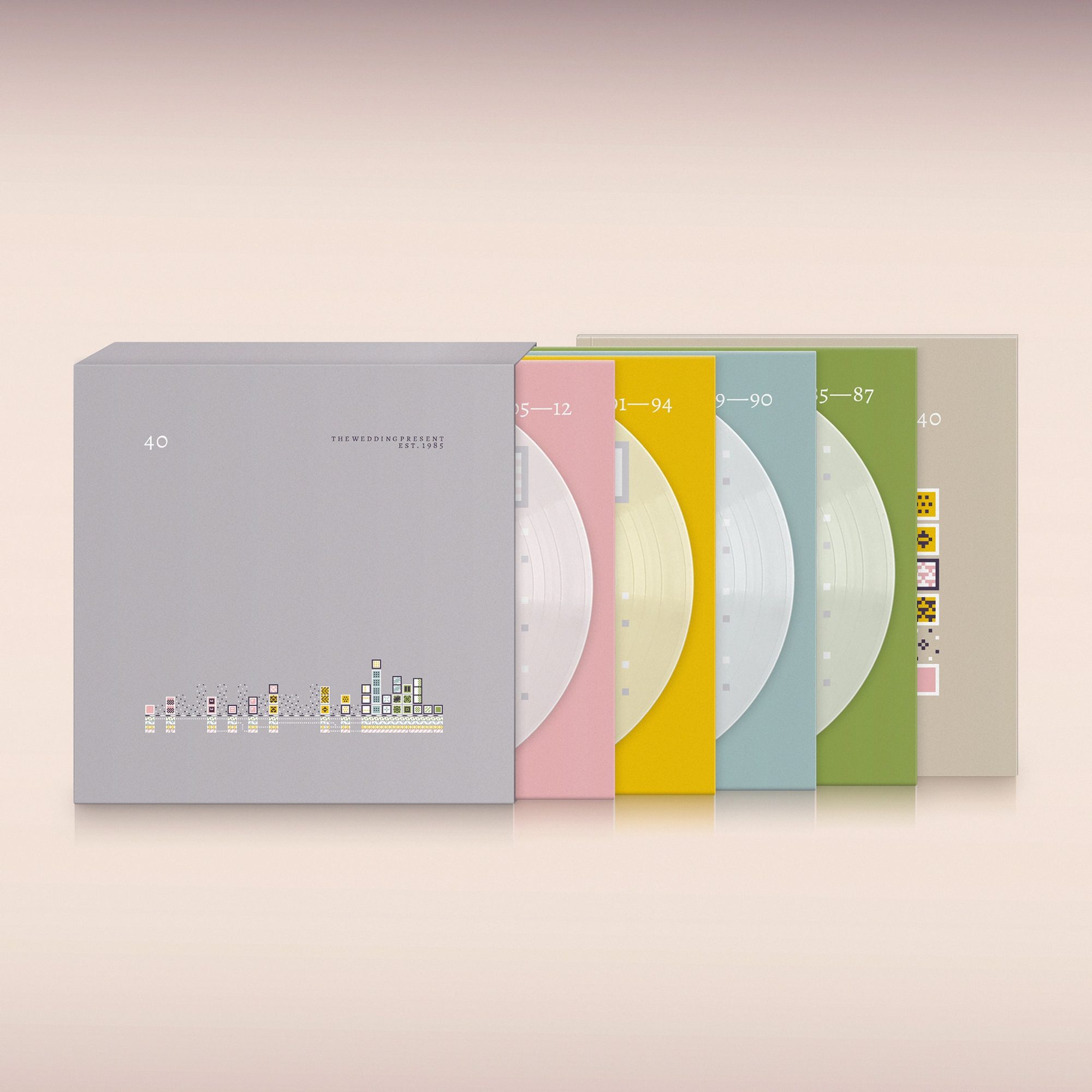 The Wedding Present 40: Frosted White Vinyl Deluxe 4LP Vinyl Box Set
