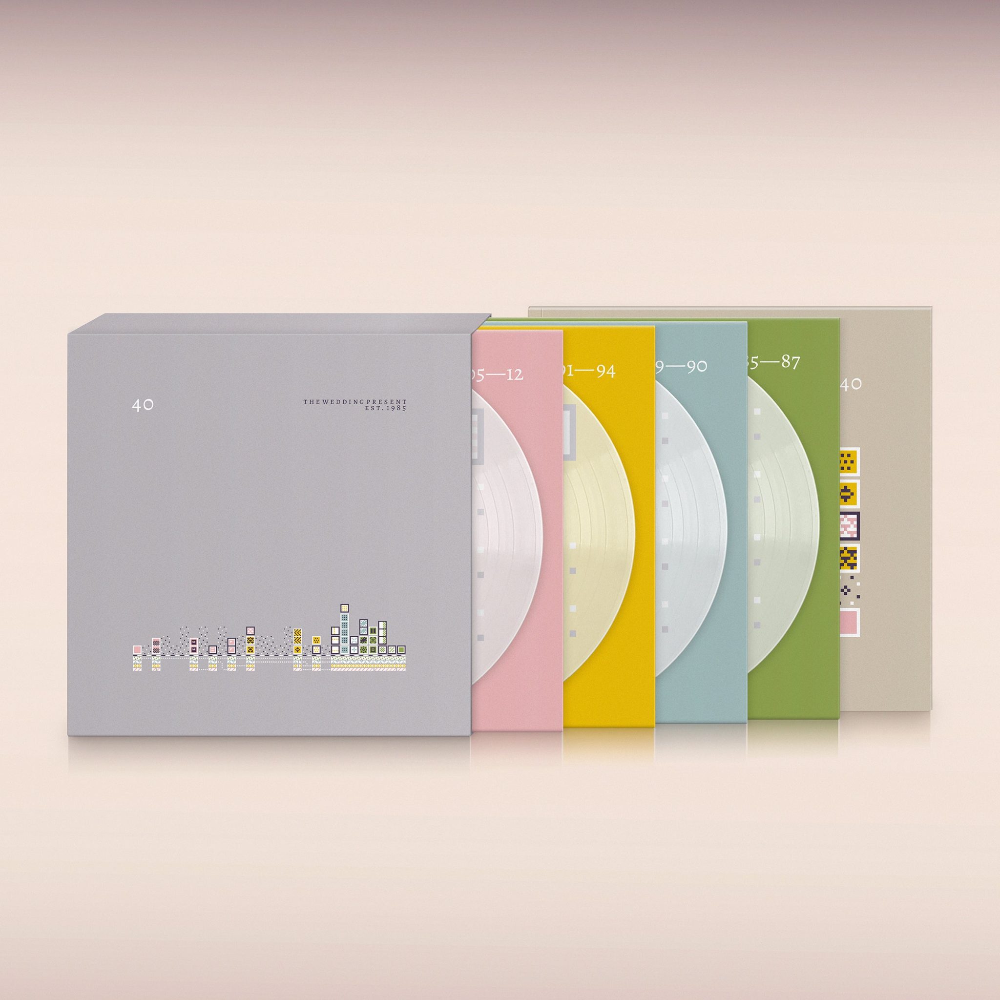 The Wedding Present 40: Frosted White Vinyl Deluxe 4LP Vinyl Box Set