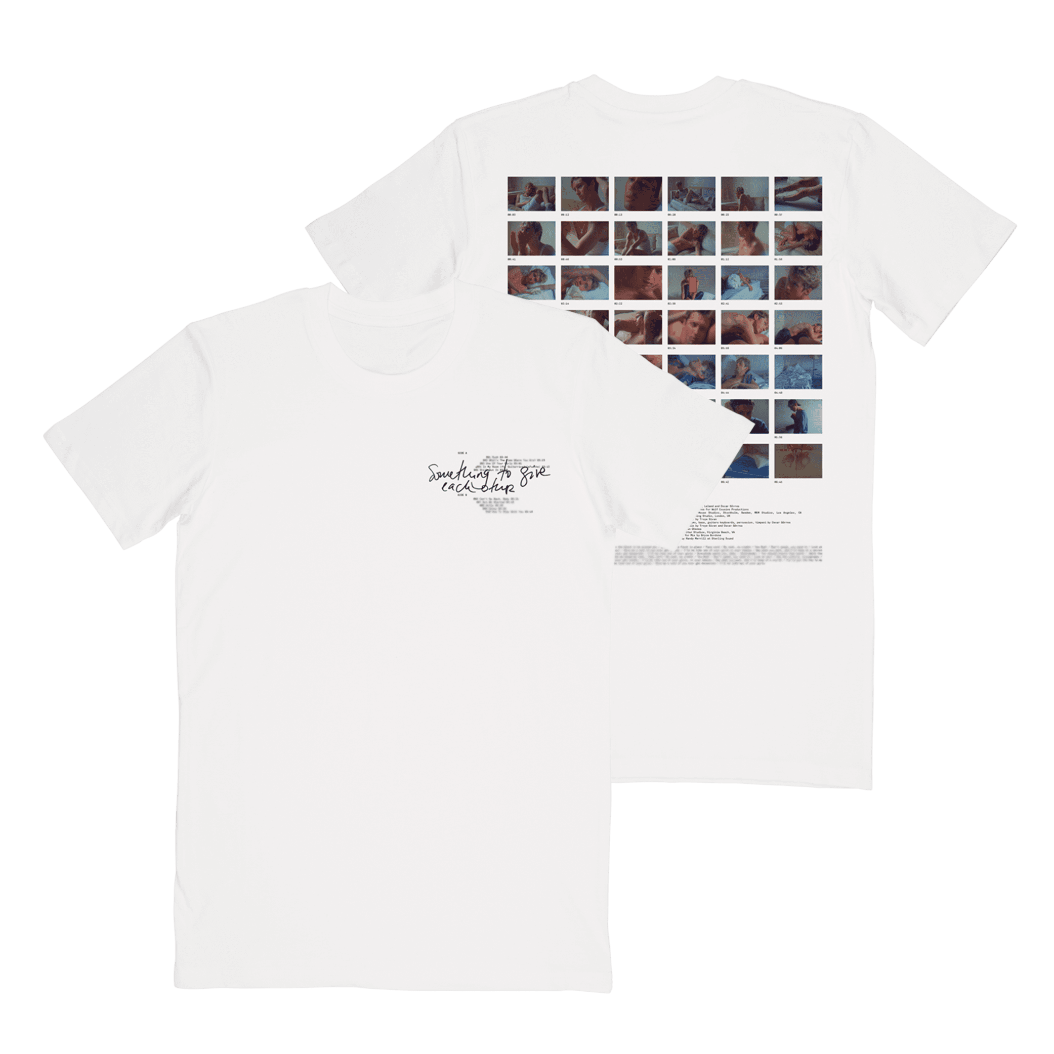 Something To Give Each Other: Exclusive Pink Vinyl LP, T-Shirt + Signed Post Card Bundle - Image 3