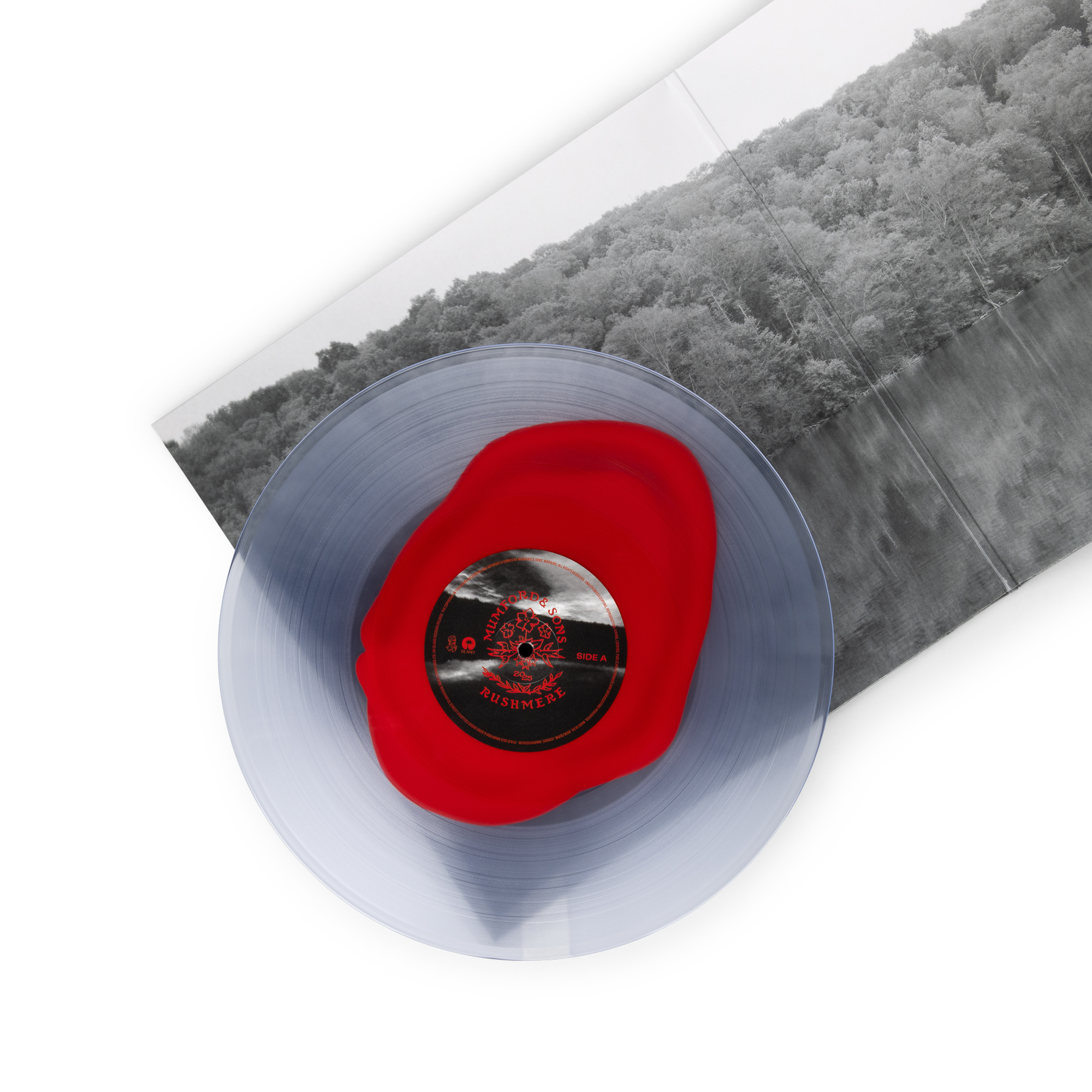 RUSHMERE: Monochrome Red on Clear Vinyl LP - Image 2