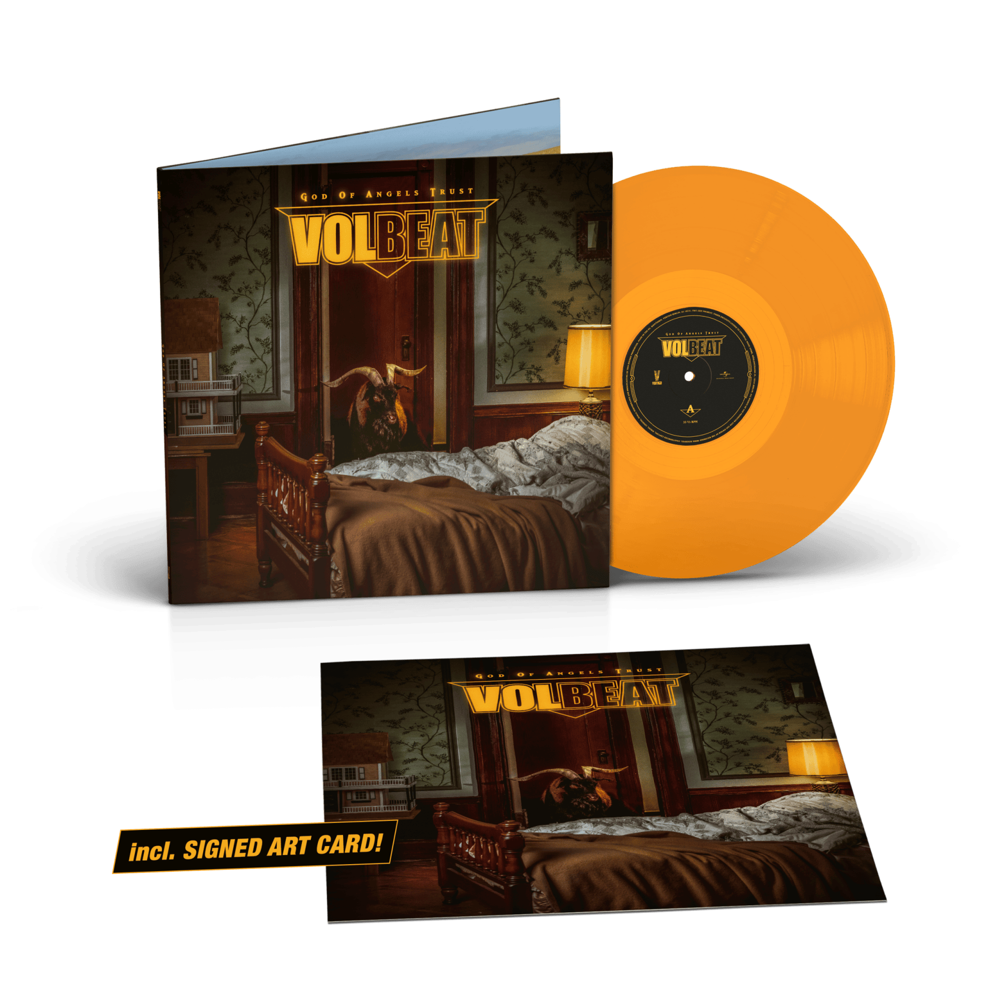 God Of Angels Trust (Ltd. LP Lamplight Glow + Signed Art Card)