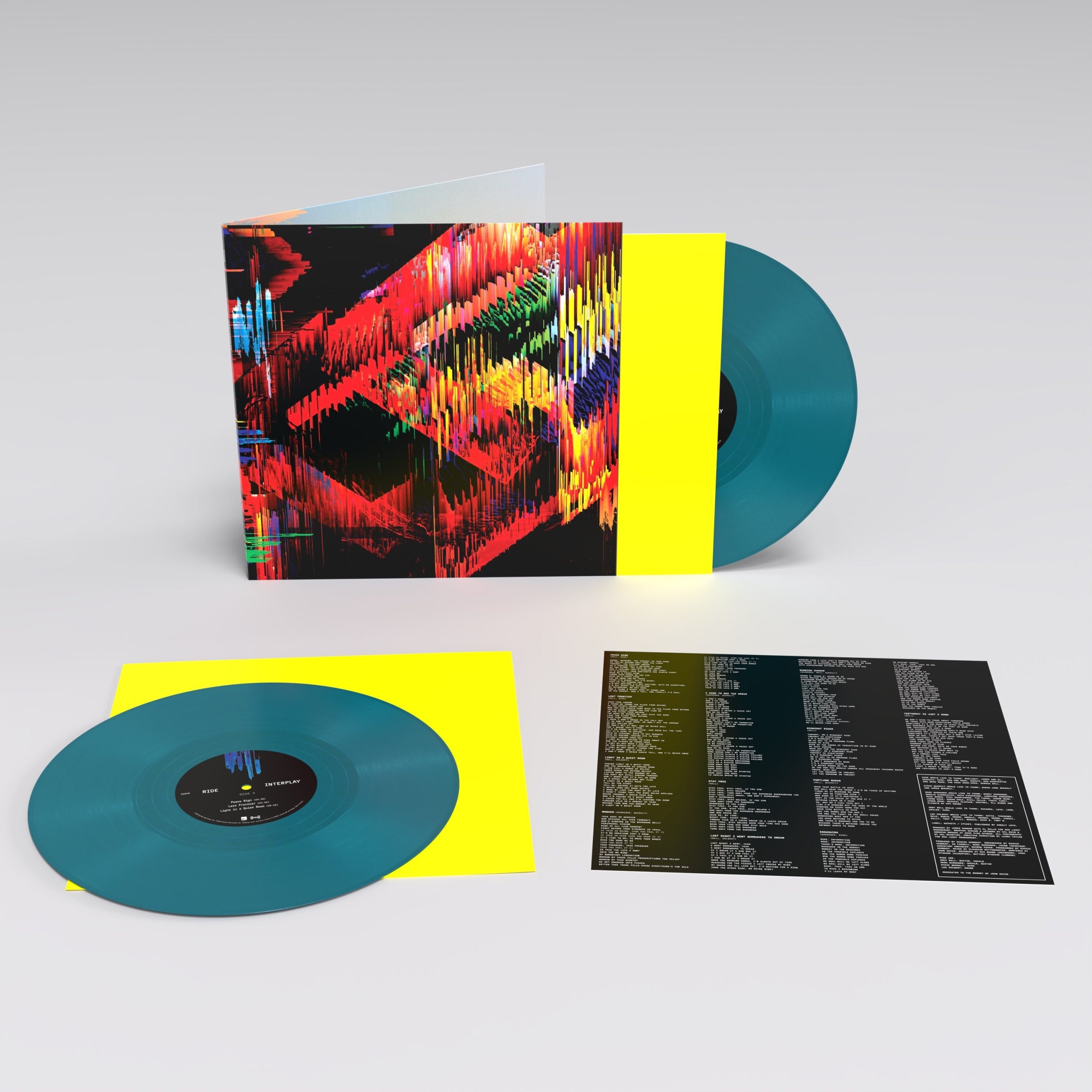 Interplay: Limited Blue/Green Vinyl LP + Signed Art Card - Image 3
