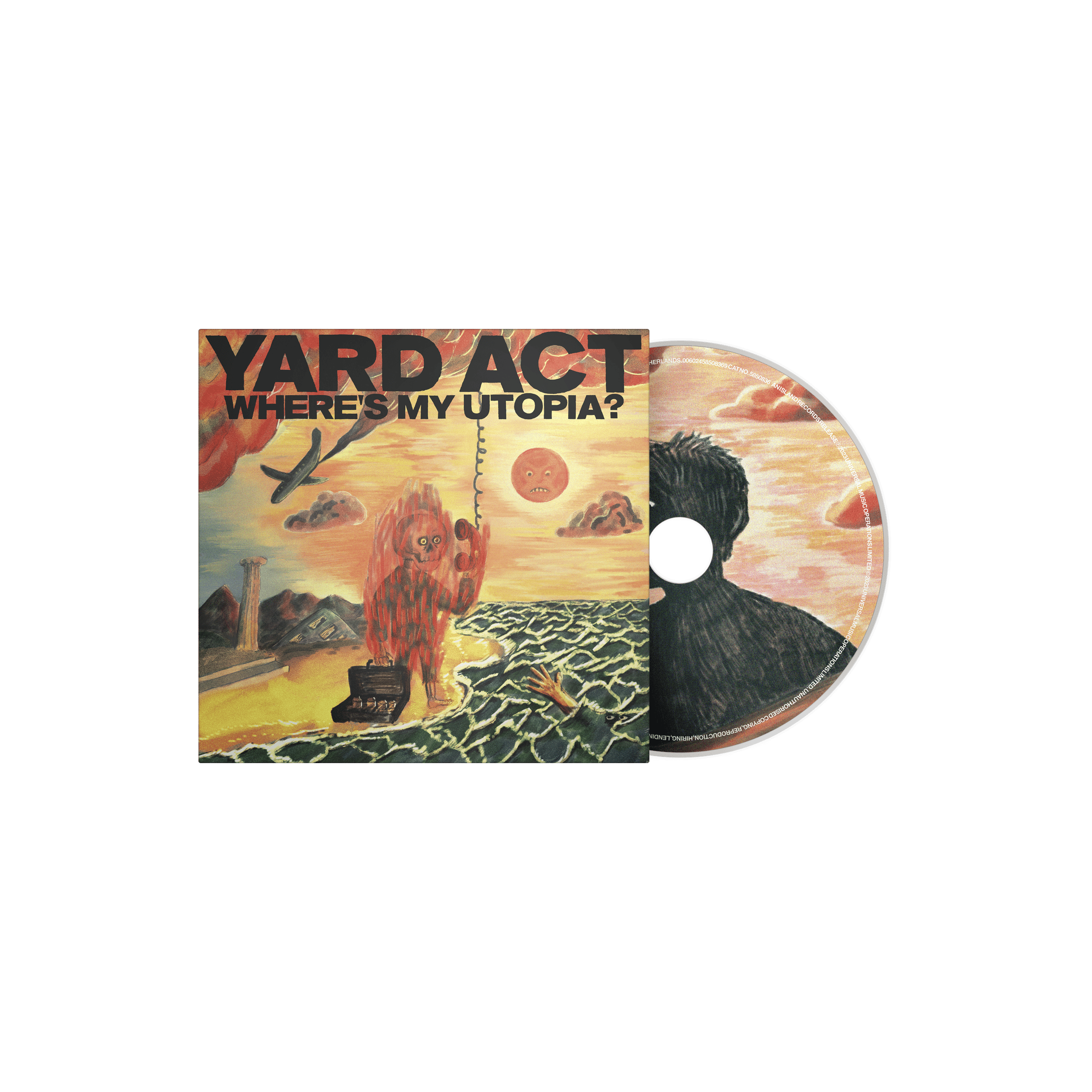 Where's My Utopia? CD, Cassette, Signed Art Card + Numbered Screenprint - Image 3