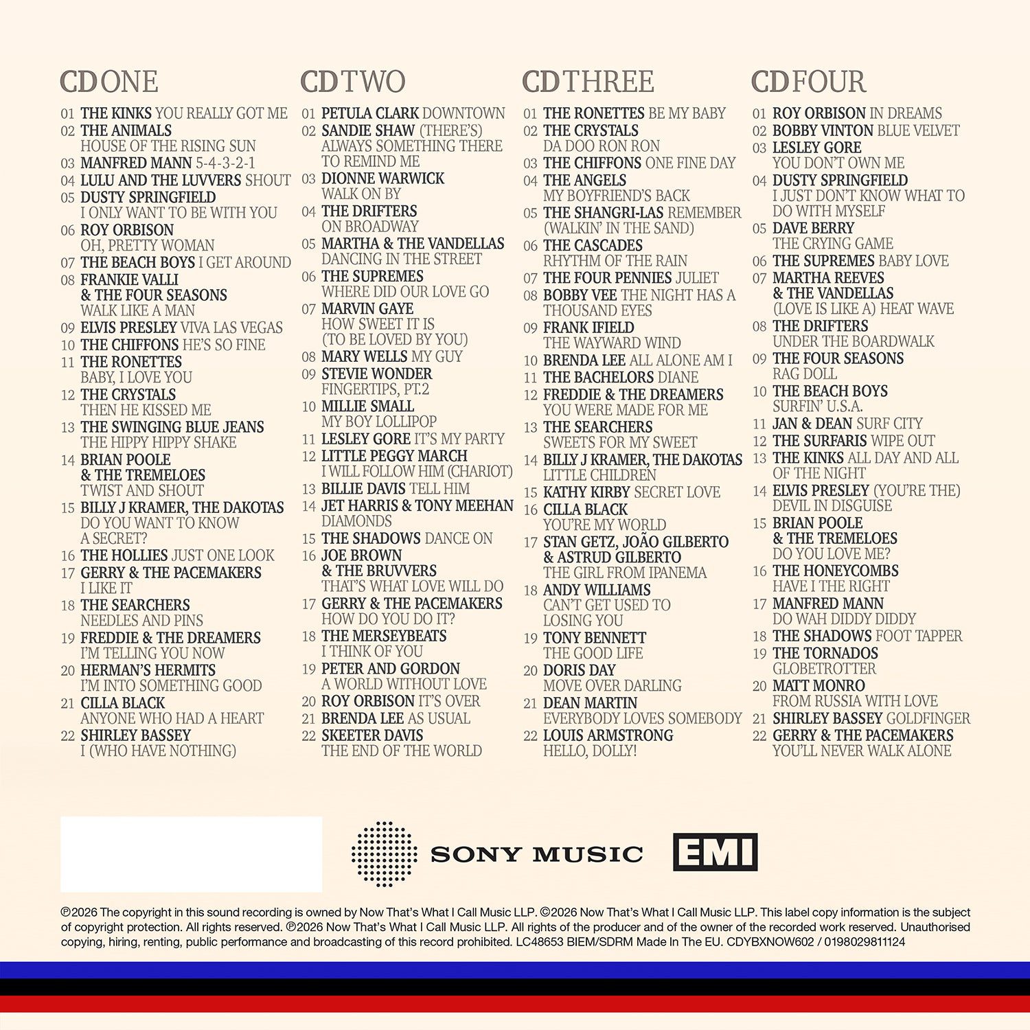 NOW Yearbook Presents - The 60s - Volume 2: 1963-1964 (Special Edition 4CD) - Image 2