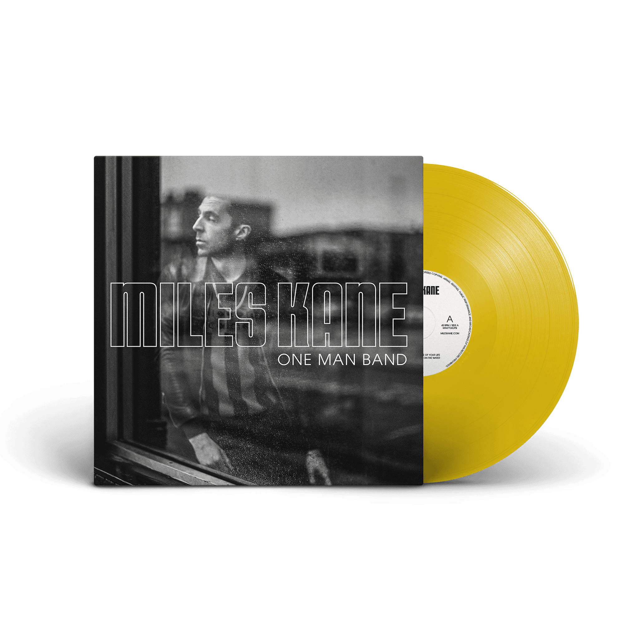 One Man Band: Transparent Yellow Vinyl LP