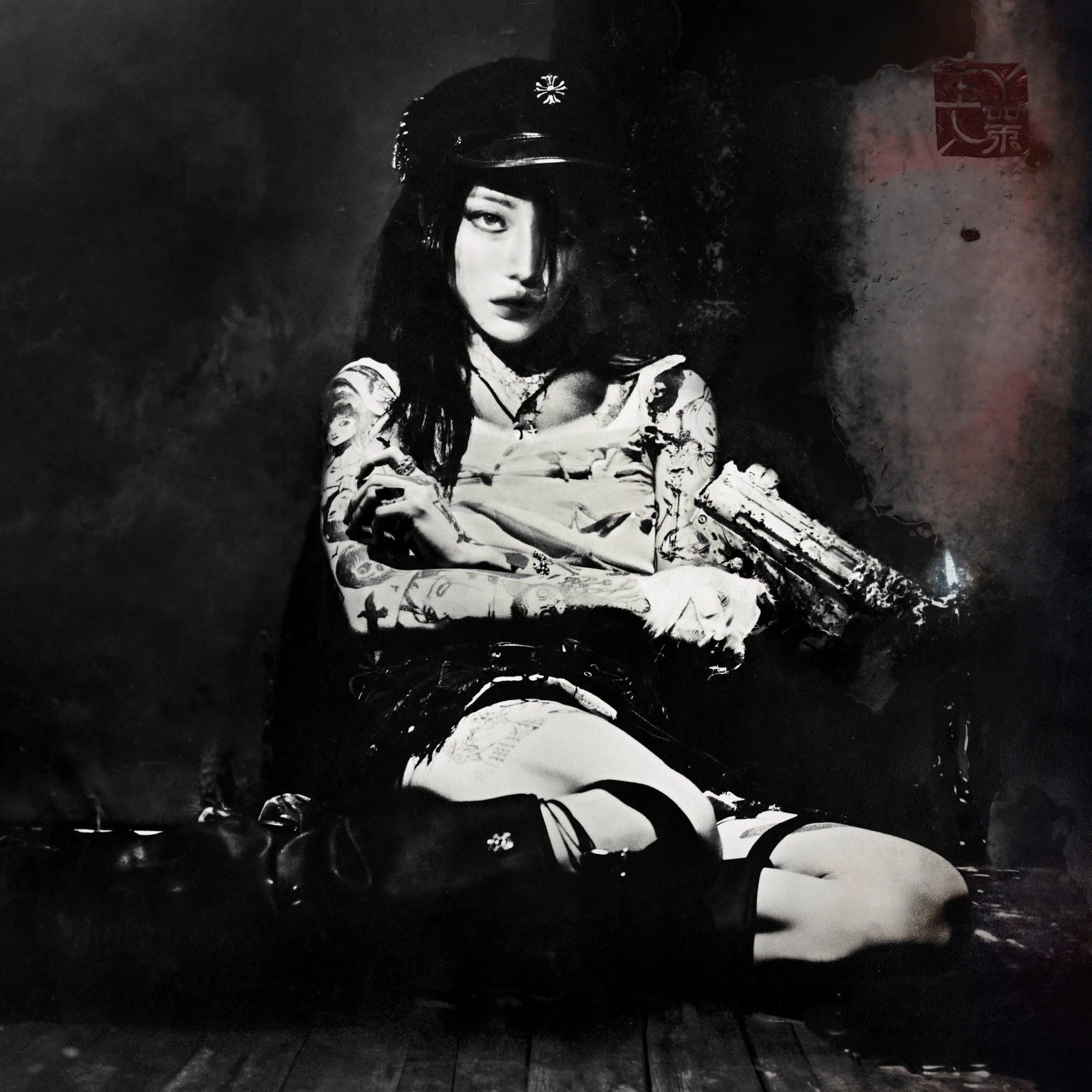 Evangelic Girl is a Gun: Limited Bloodlust Marble Red Vinyl LP