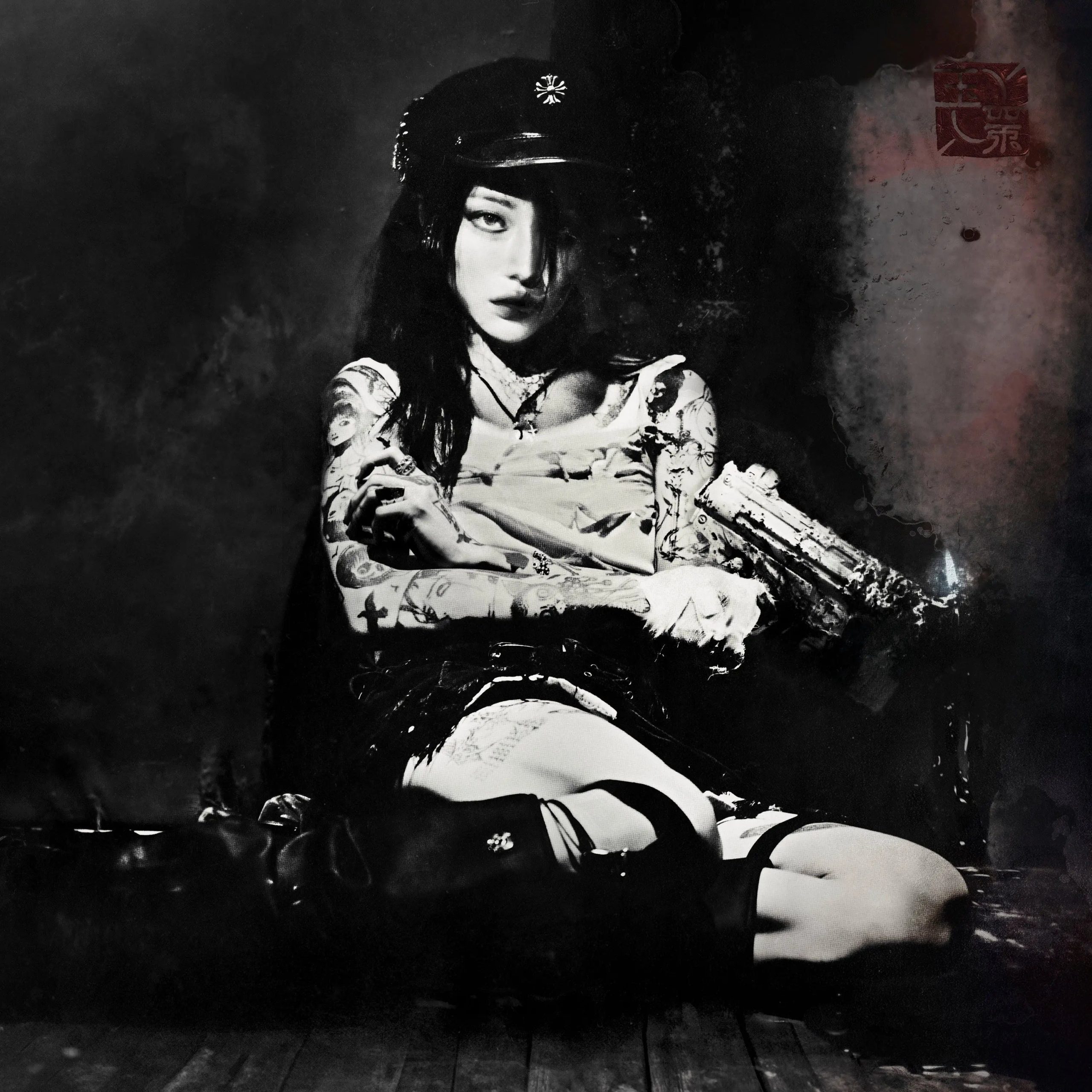 Evangelic Girl is a Gun: Limited Bloodlust Marble Red Vinyl LP