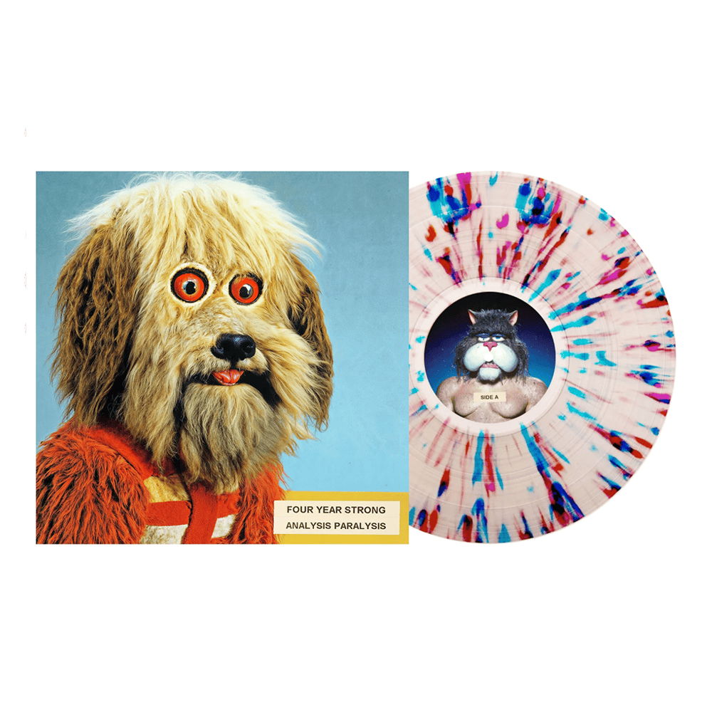 analysis paralysis: Milky Clear w/ Blue, Red and Purple Splatter Vinyl LP