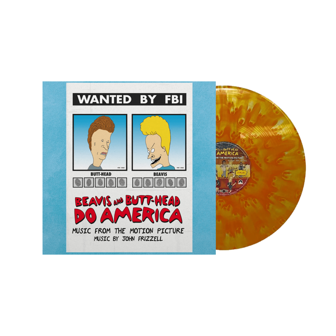 Beavis and Butt-Head Do America: Limited Cloudy Orange Fire Colour Vinyl LP