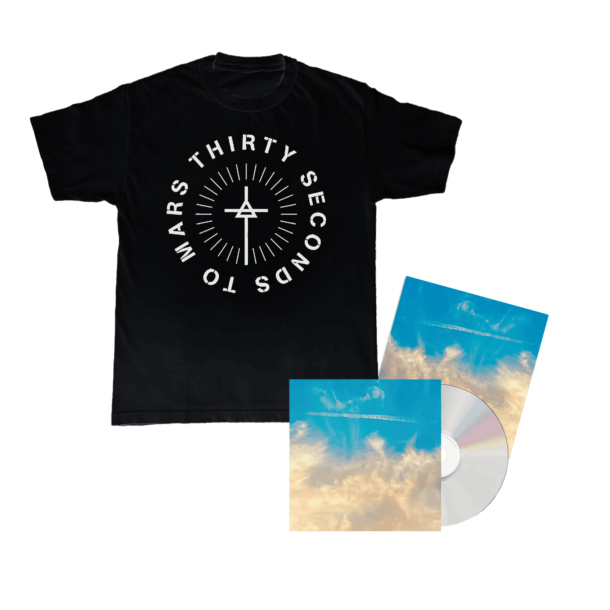 It's The End Of The World But It's A Beautiful Day: CD, T-Shirt + Signed Art Card