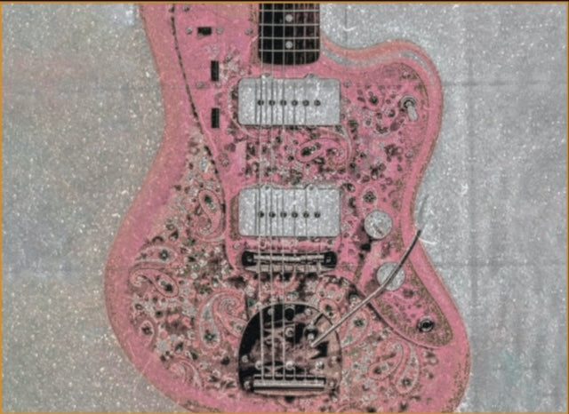 Eros Zeta & The Perfumed Guitars: Limited Orange & Black Splatter Vinyl LP + Exclusive Postcard - Image 3