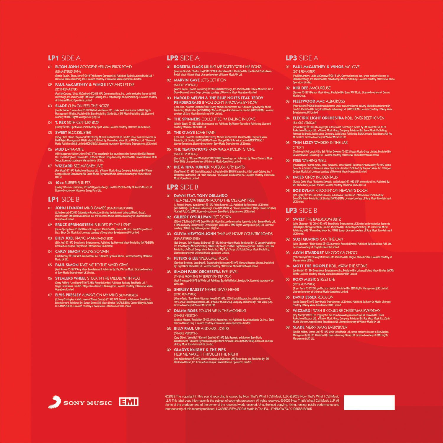 NOW – Yearbook 1973 (3LP) - Image 2