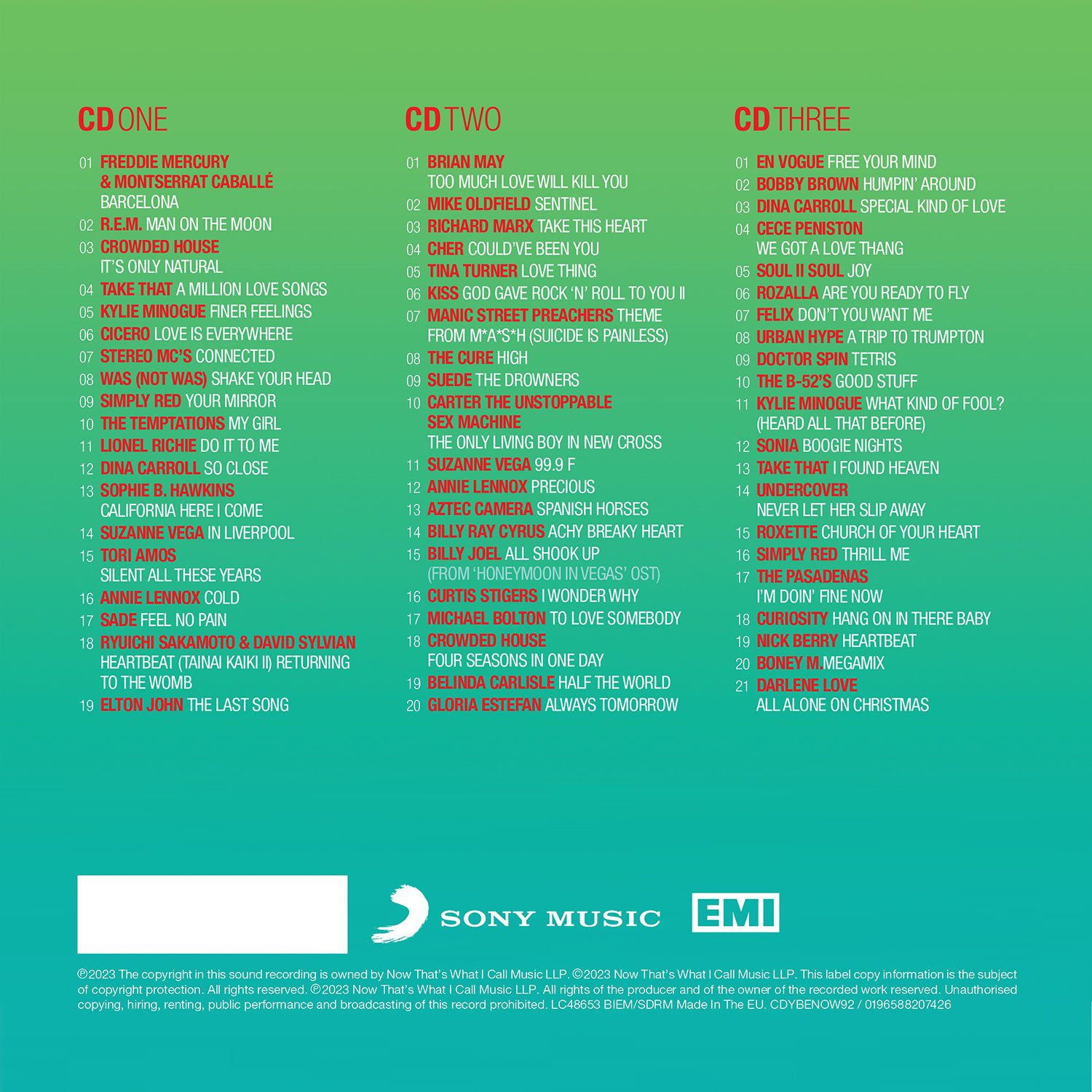 NOW – Yearbook Extra 1992 (3CD) - Image 2