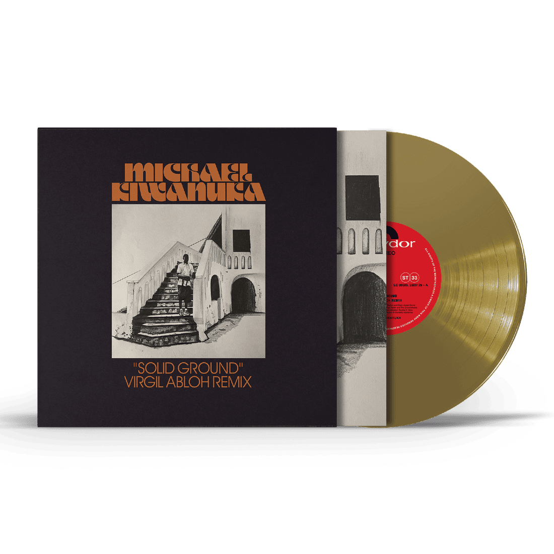 Solid Ground (Virgil Abloh Remix) Single Heavyweight Gold 10” Vinyl