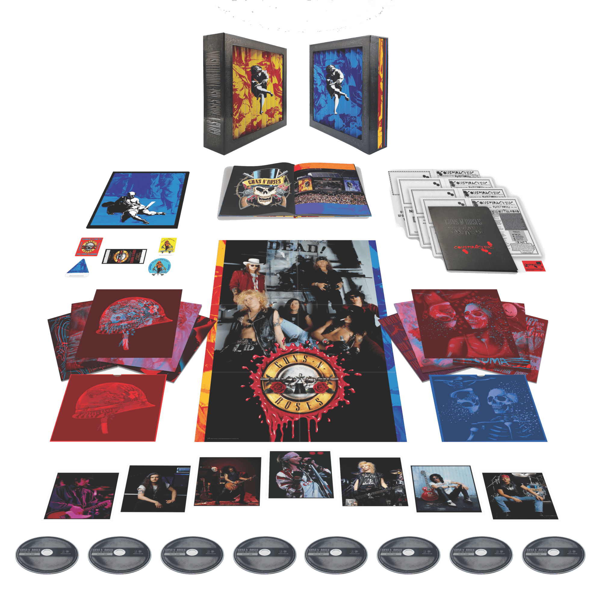 Use Your Illusion: Super Deluxe 7CD + Blu-Ray Box Set.
