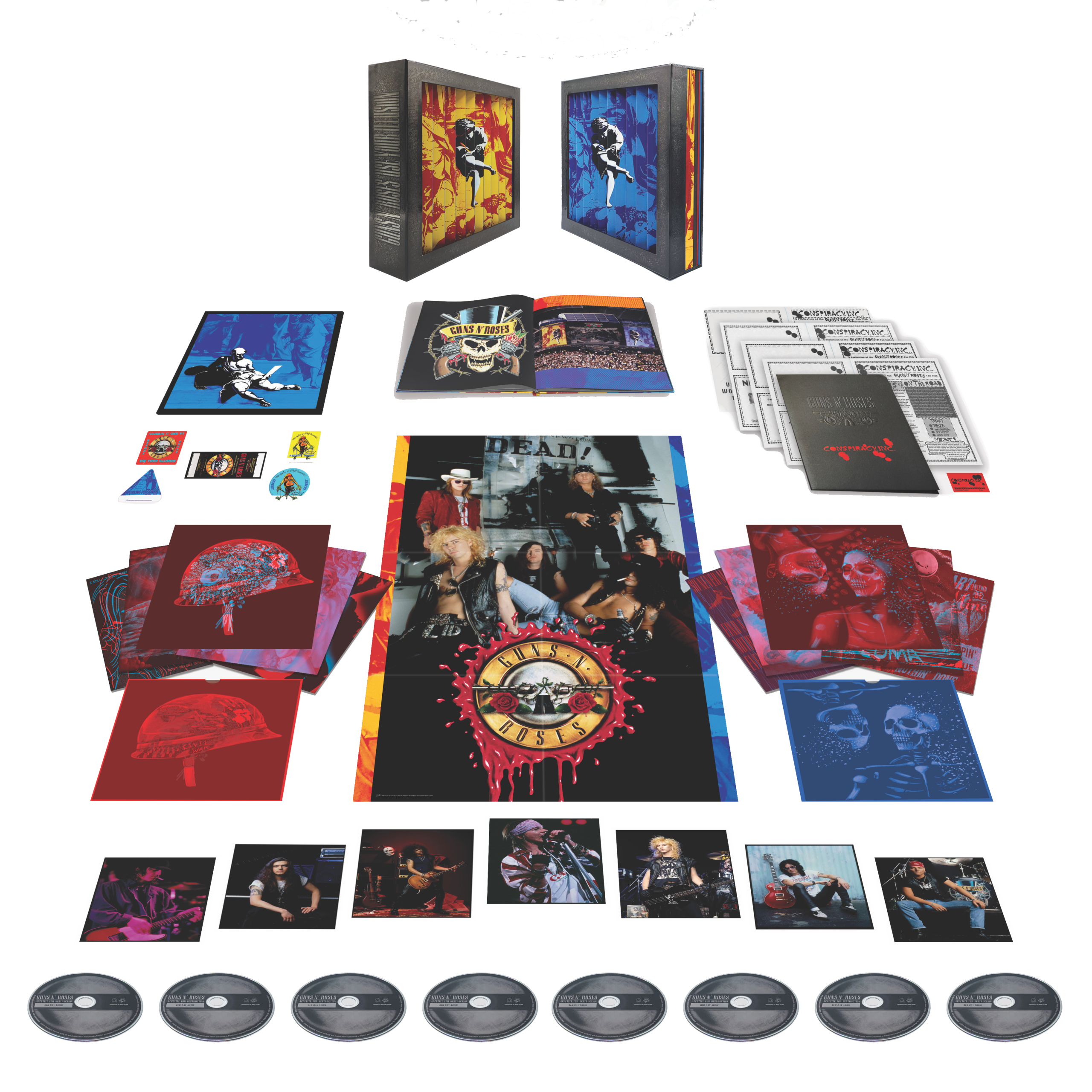 Use Your Illusion: Super Deluxe 7CD + Blu-Ray Box Set.