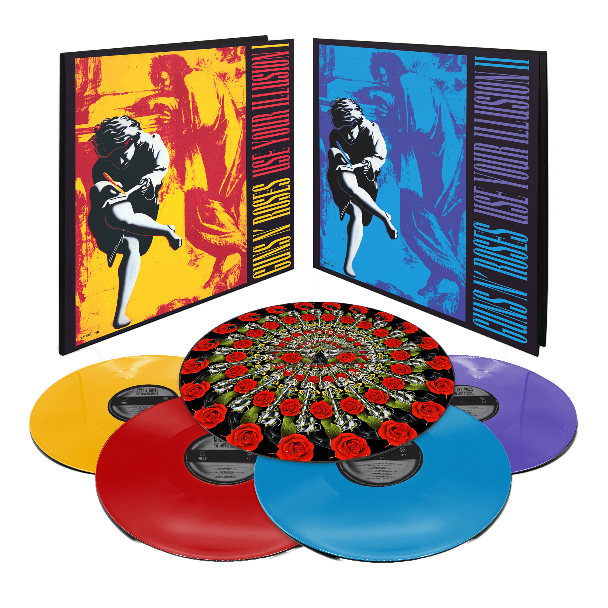 Use Your Illusion: Exclusive Deluxe Colour Vinyl 4LP Set