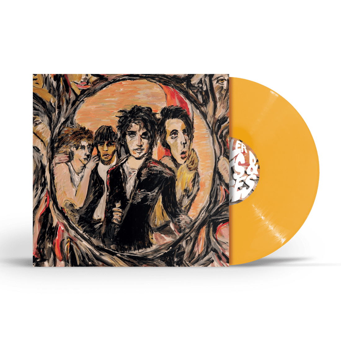 Cuts & Bruises Yellow Vinyl Alternative Sleeve Vinyl